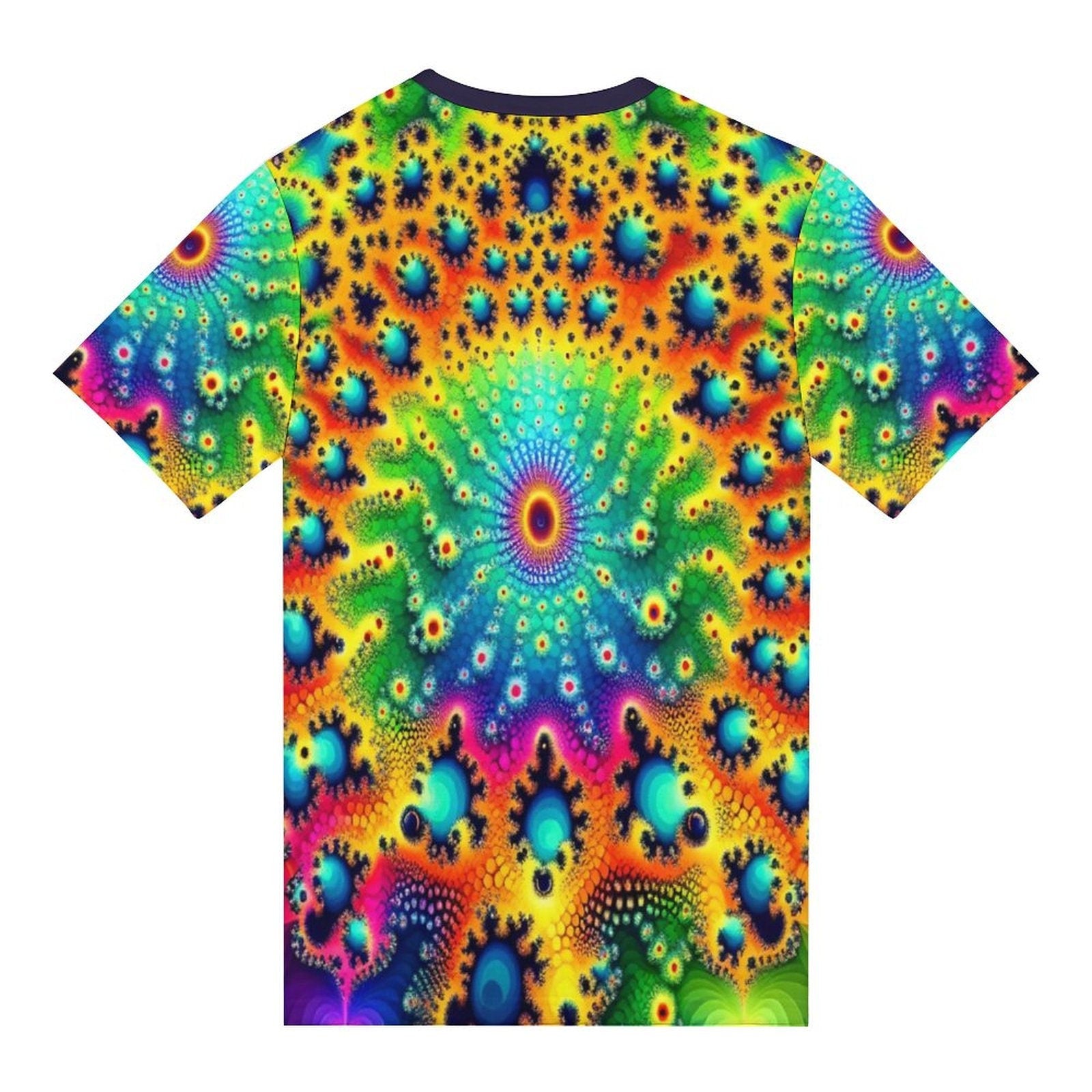hippieartzone - Men's Trippy Fractal Shirt for Sale by Swaggy Shirts on Etsy, Mandekgrot Shirt, Psychedelic Art T-Shirt, Festival Clothing, Gifts for Father