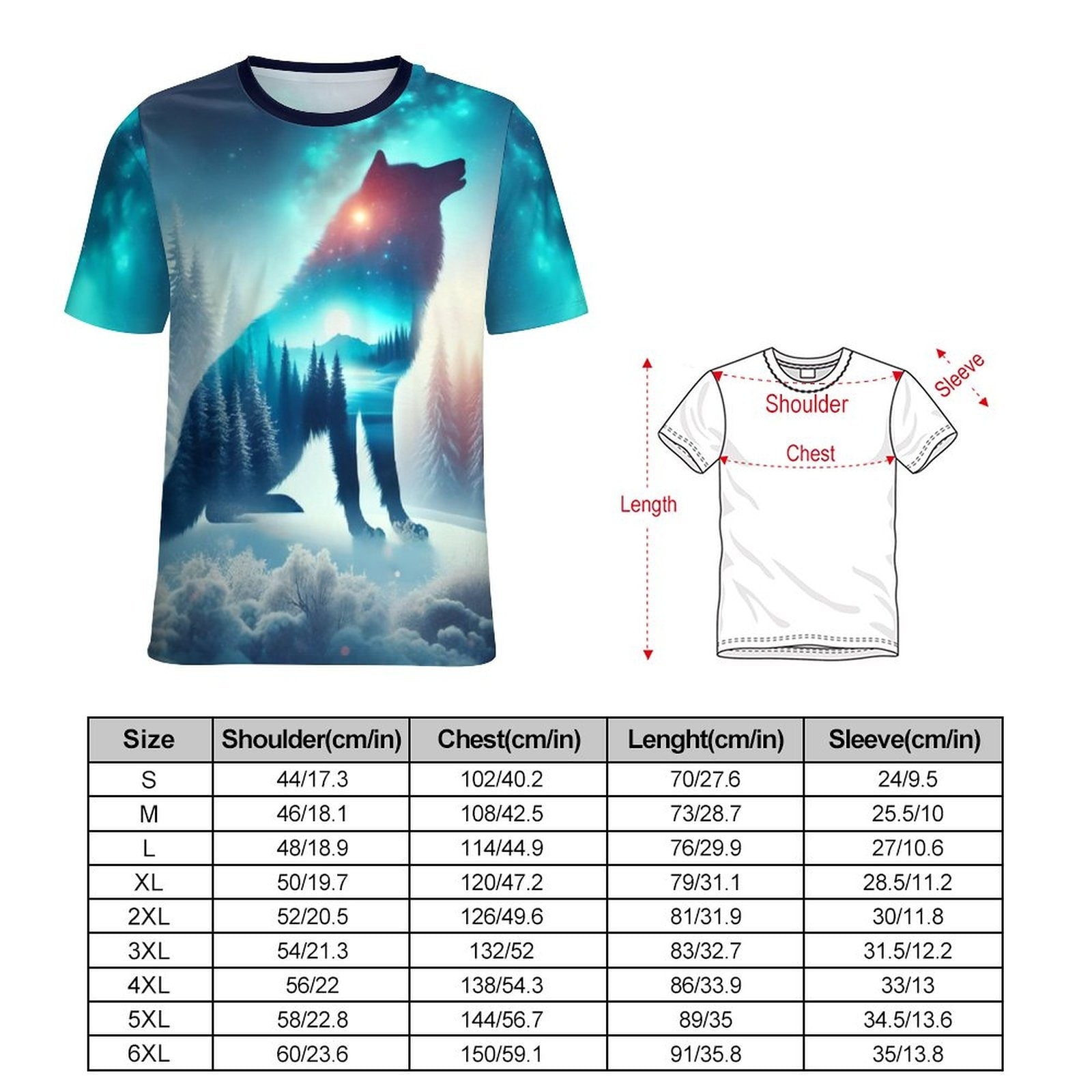 hippieartzone - Wolf Lover Shirt, Spirit Wolf T-Shirt, Wolf Spirit Animal Tee, Wolf Shirt , Animal Shirt, Wolf Graphic Shirt