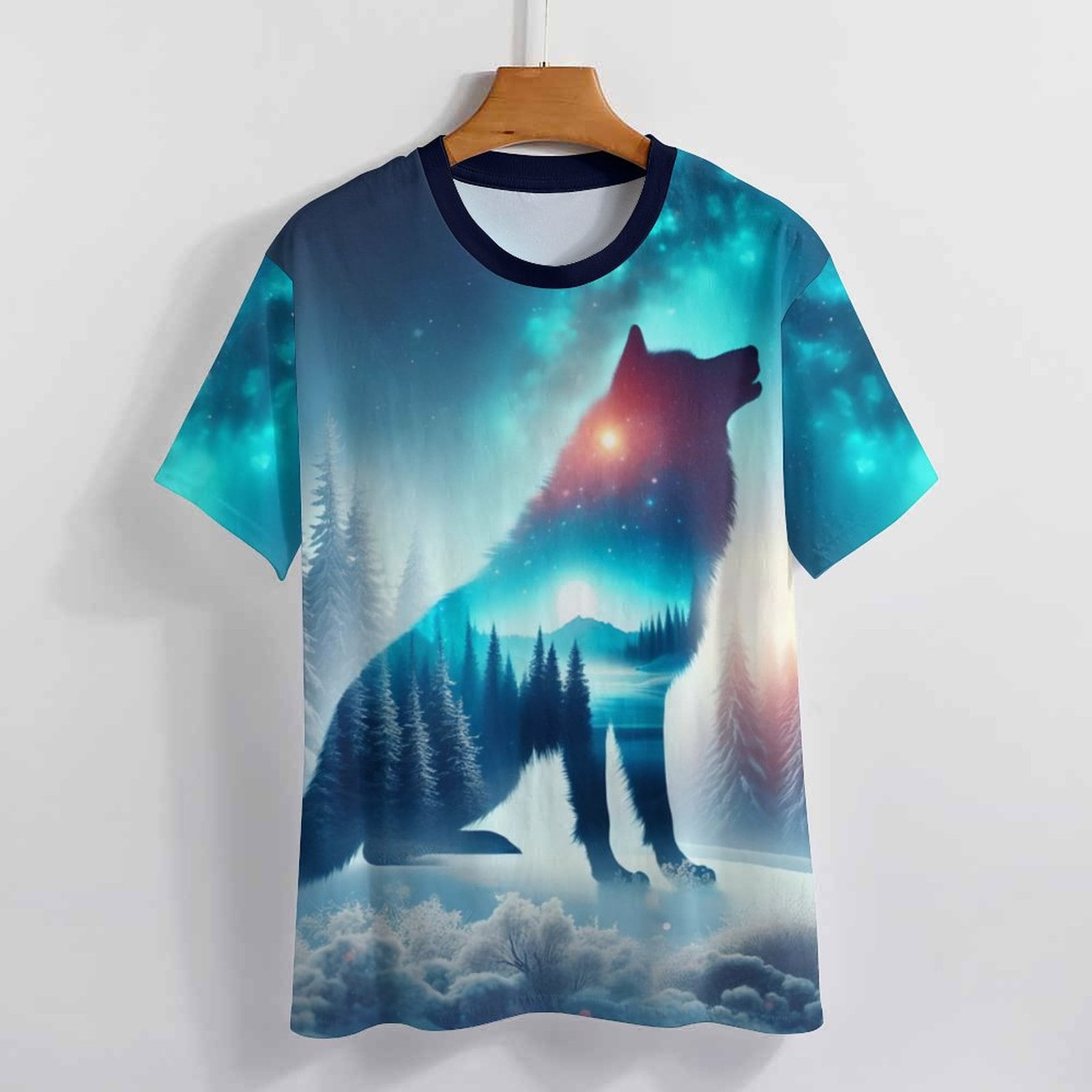 hippieartzone - Wolf Lover Shirt, Spirit Wolf T-Shirt, Wolf Spirit Animal Tee, Wolf Shirt , Animal Shirt, Wolf Graphic Shirt