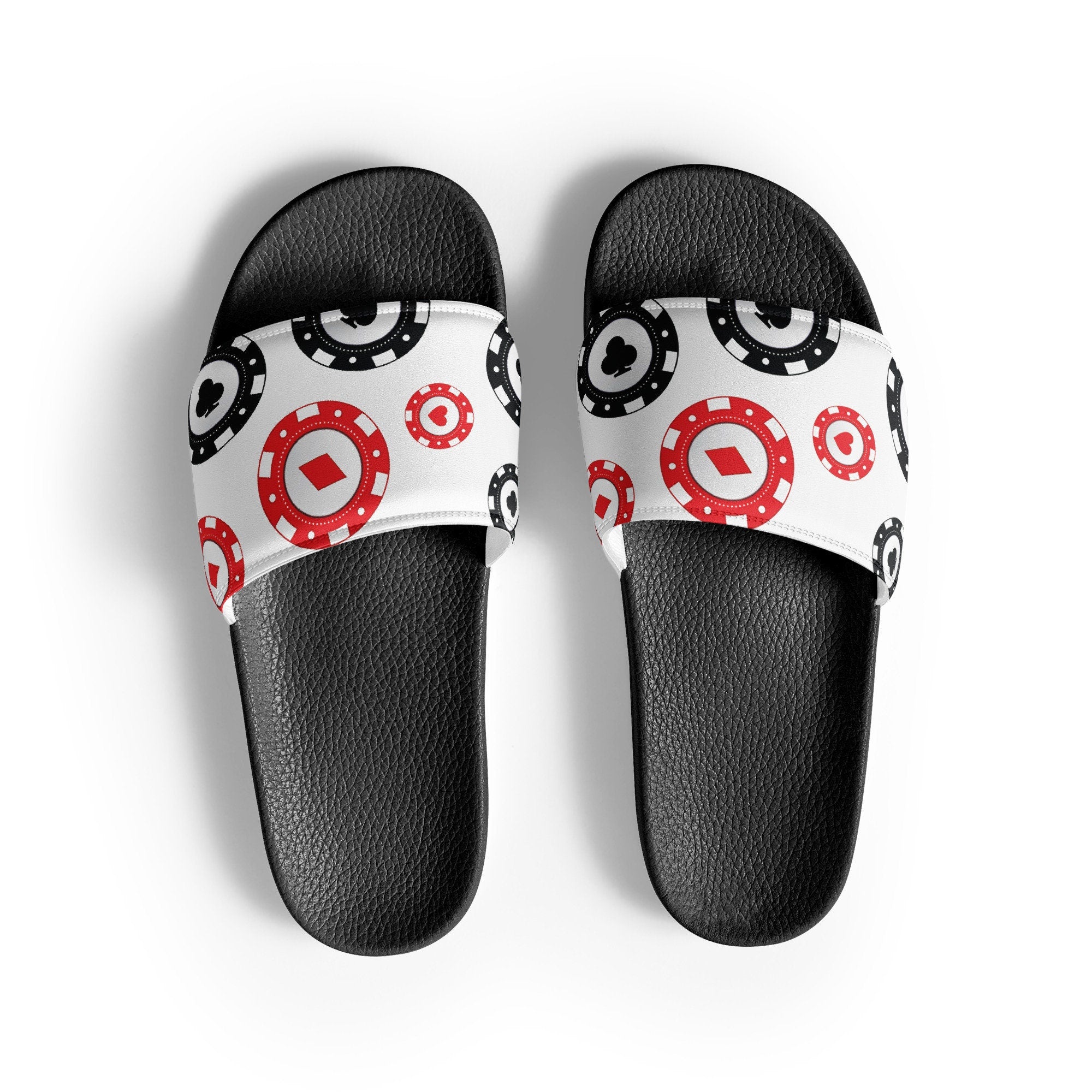 hippieartzone - Poker Chips Men’s sliders