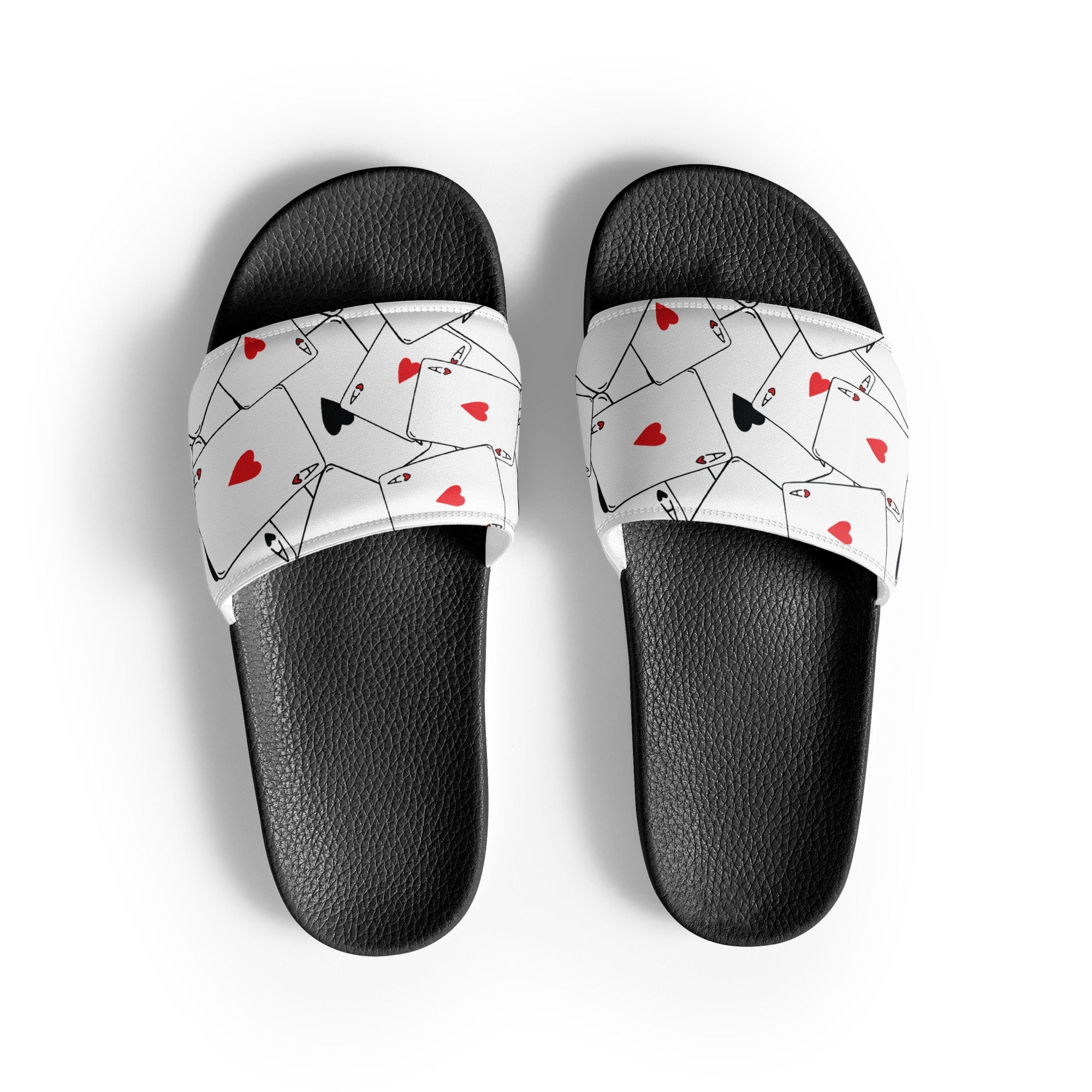 hippieartzone - Aces Anyone Men’s sliders