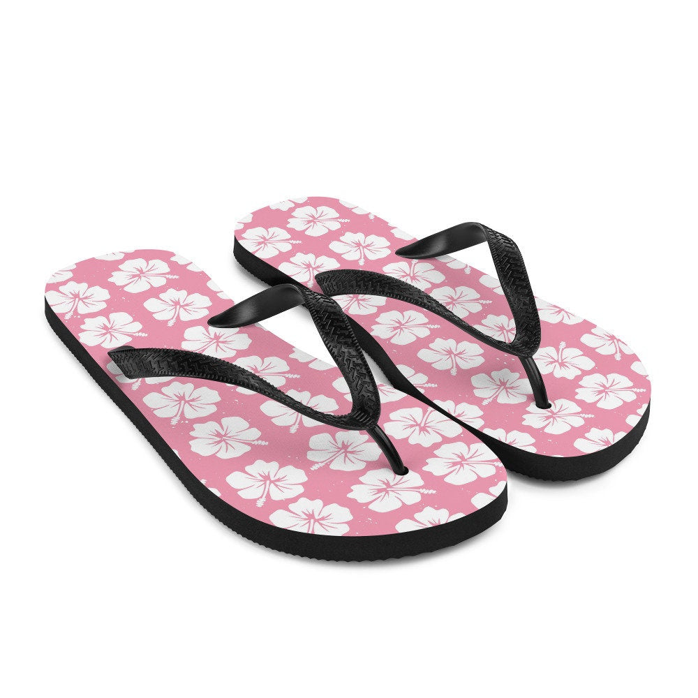 hippieartzone - Hawaiian Flowers Flip-Flops