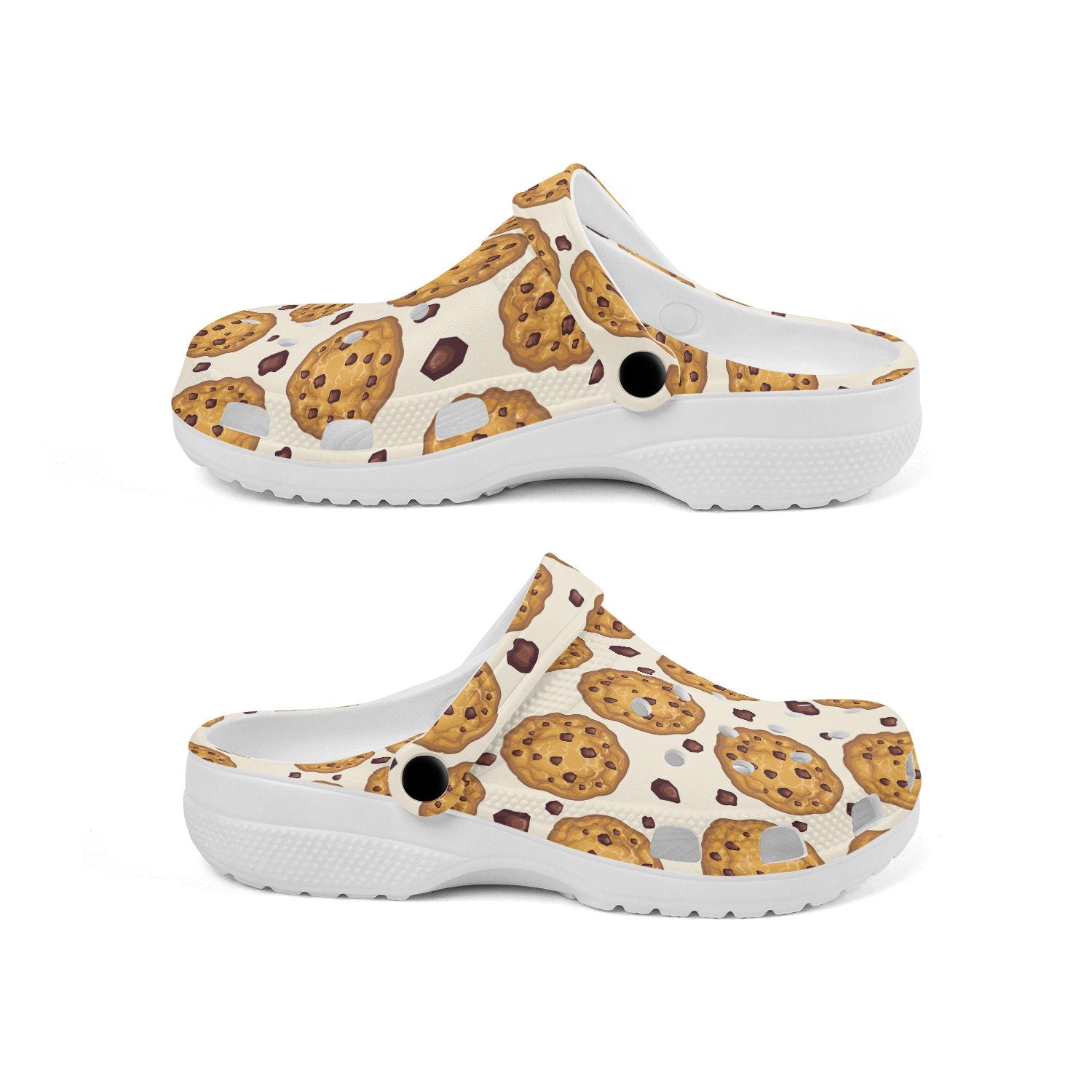hippieartzone - Choco Chip Cookie Unisex Classic Clogs for Men and Women 