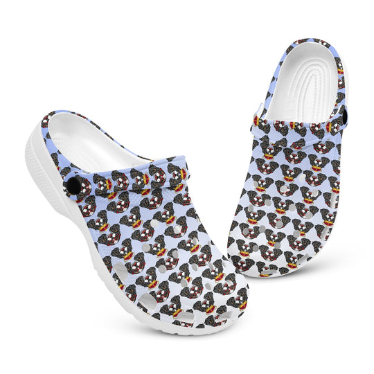 hippieartzone - Ombre English Cocker Spaniel Clogs for Men and Women 