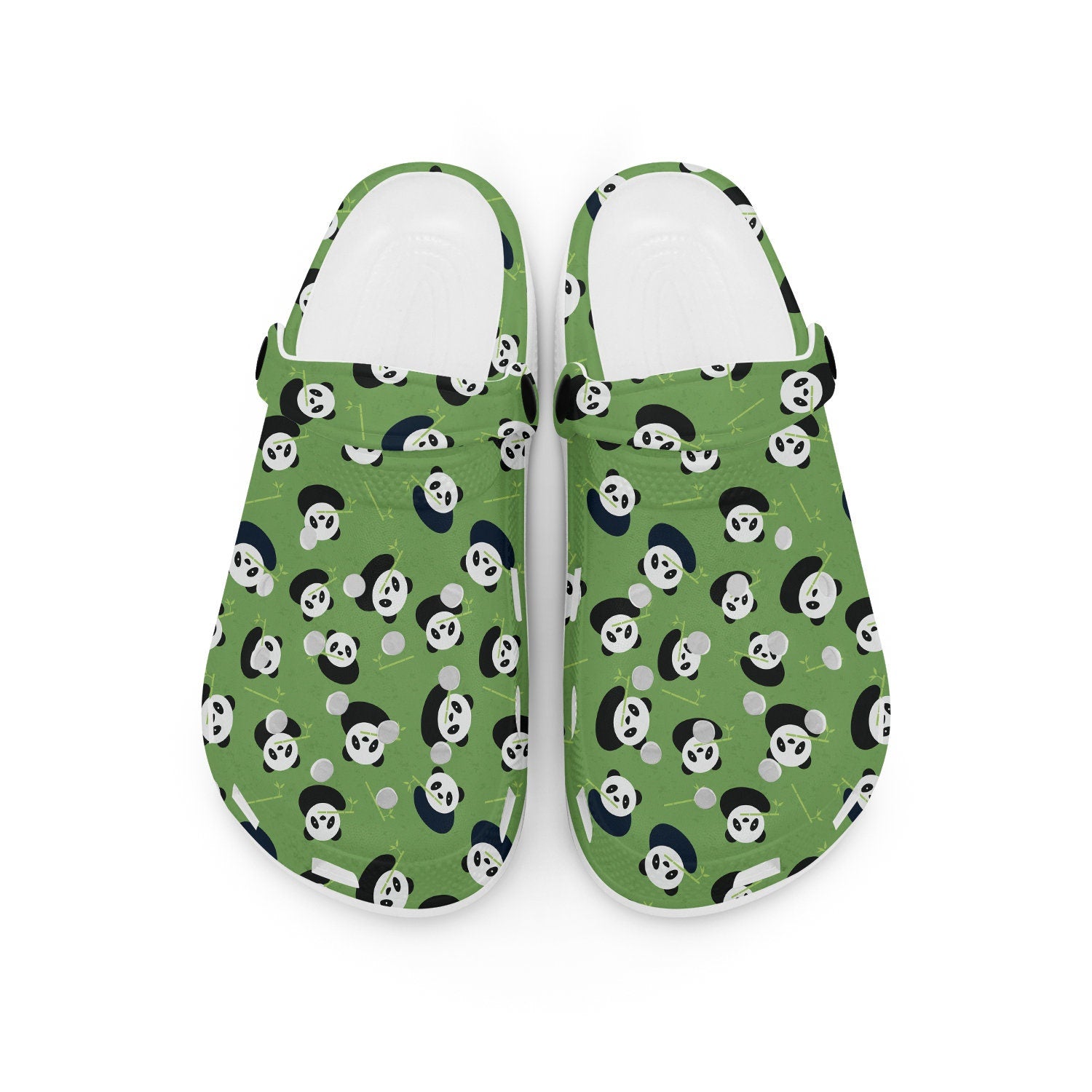 hippieartzone - Panda Bear Animal Clogs for Men and Women 