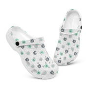 hippieartzone - Elephant Polka Clogs for Men and Women 