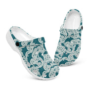 hippieartzone - Tribal Manta Ray Clogs for Men and Women 