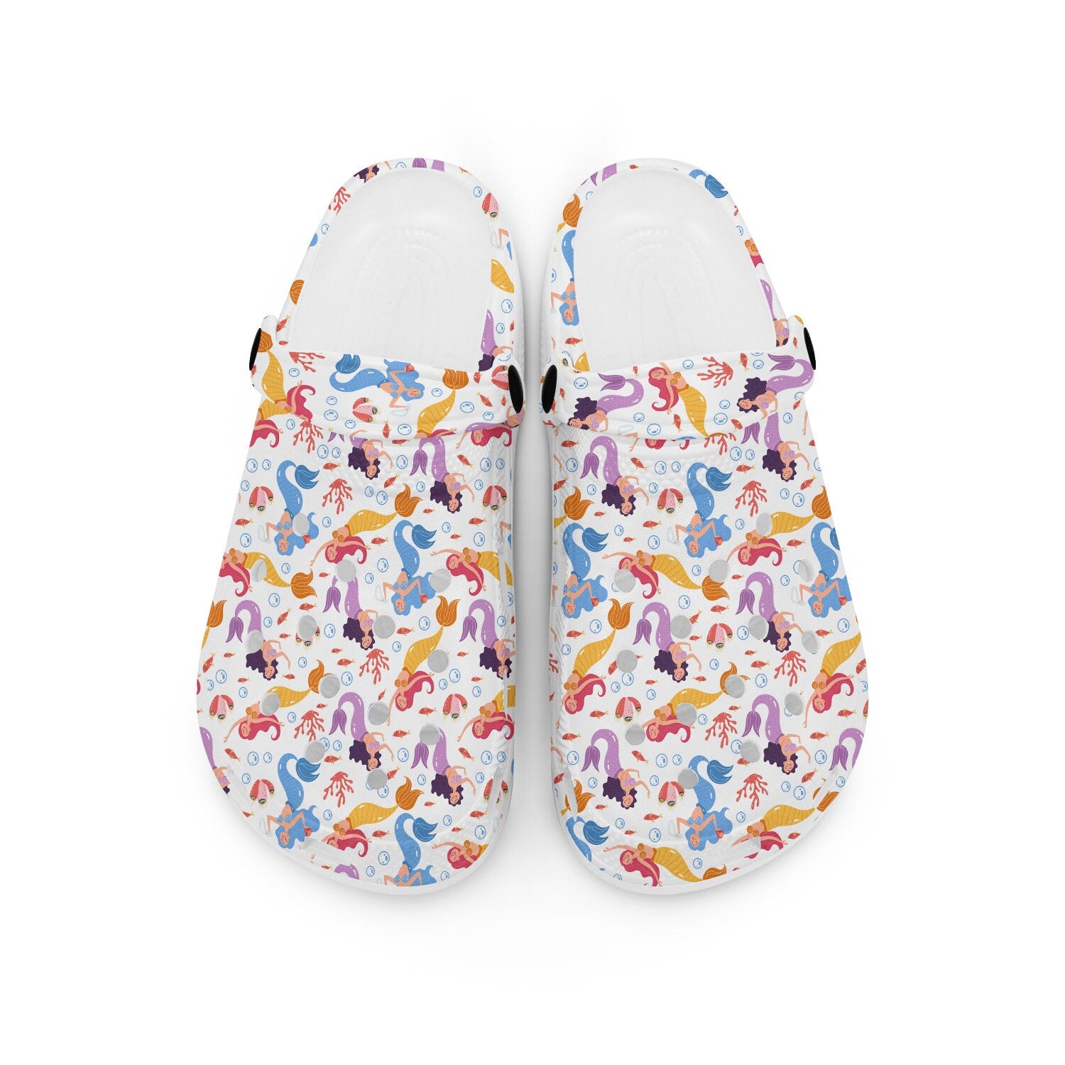 hippieartzone - Under the Sea Mermaid Clogs for Men and Women 