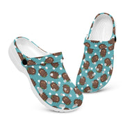 hippieartzone - Cartoon Hedgehog Animal Clogs for Men and Women 