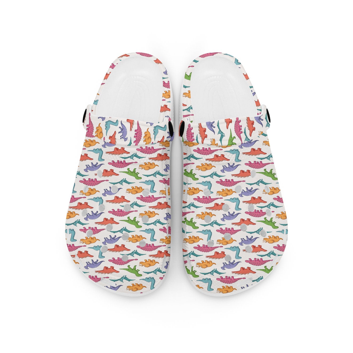 hippieartzone - Cute Dinosaurs Animal Clogs for Men and Women