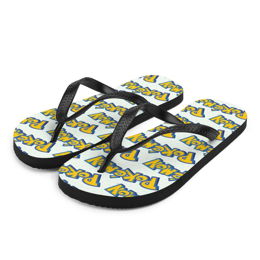 hippieartzone - Poke Card Game Flip-Flops