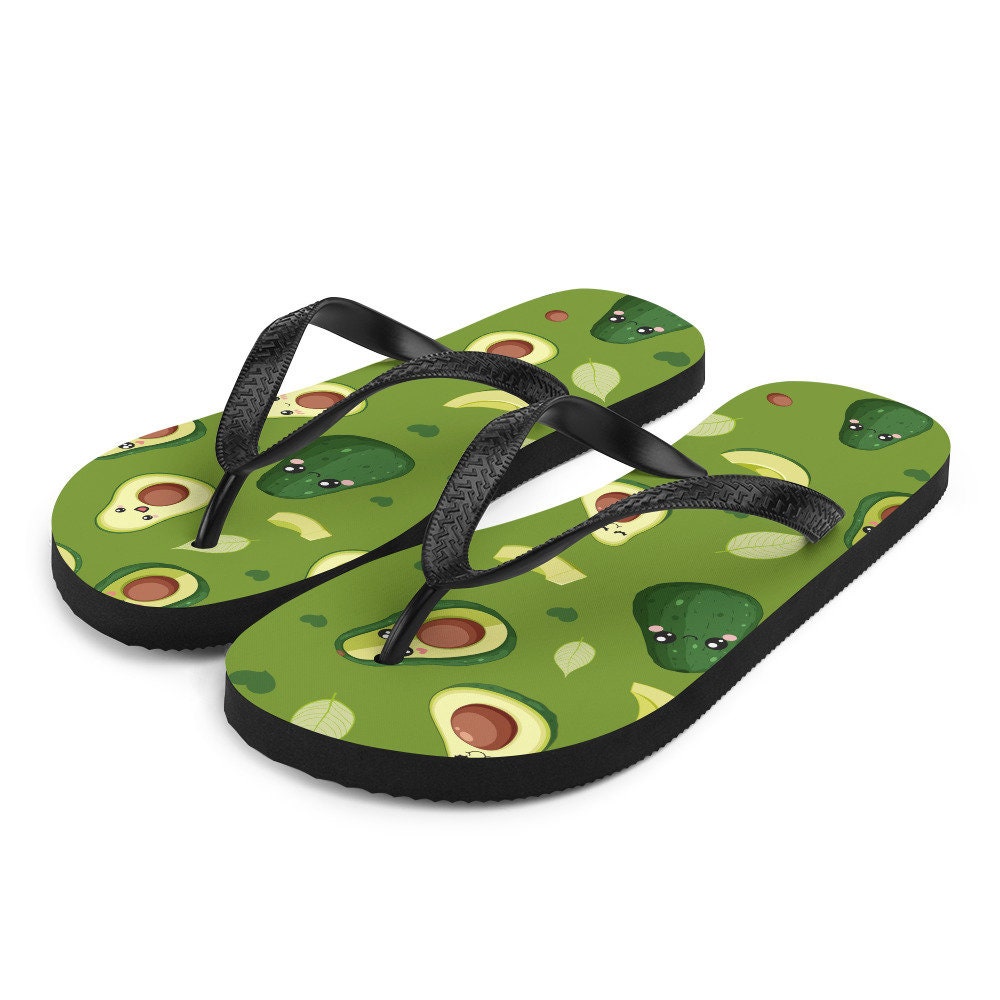 hippieartzone - Ohh I love some Avacados! Flip-Flops