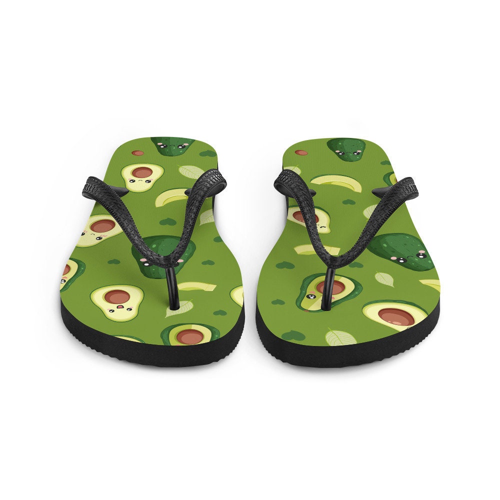 hippieartzone - Ohh I love some Avacados! Flip-Flops