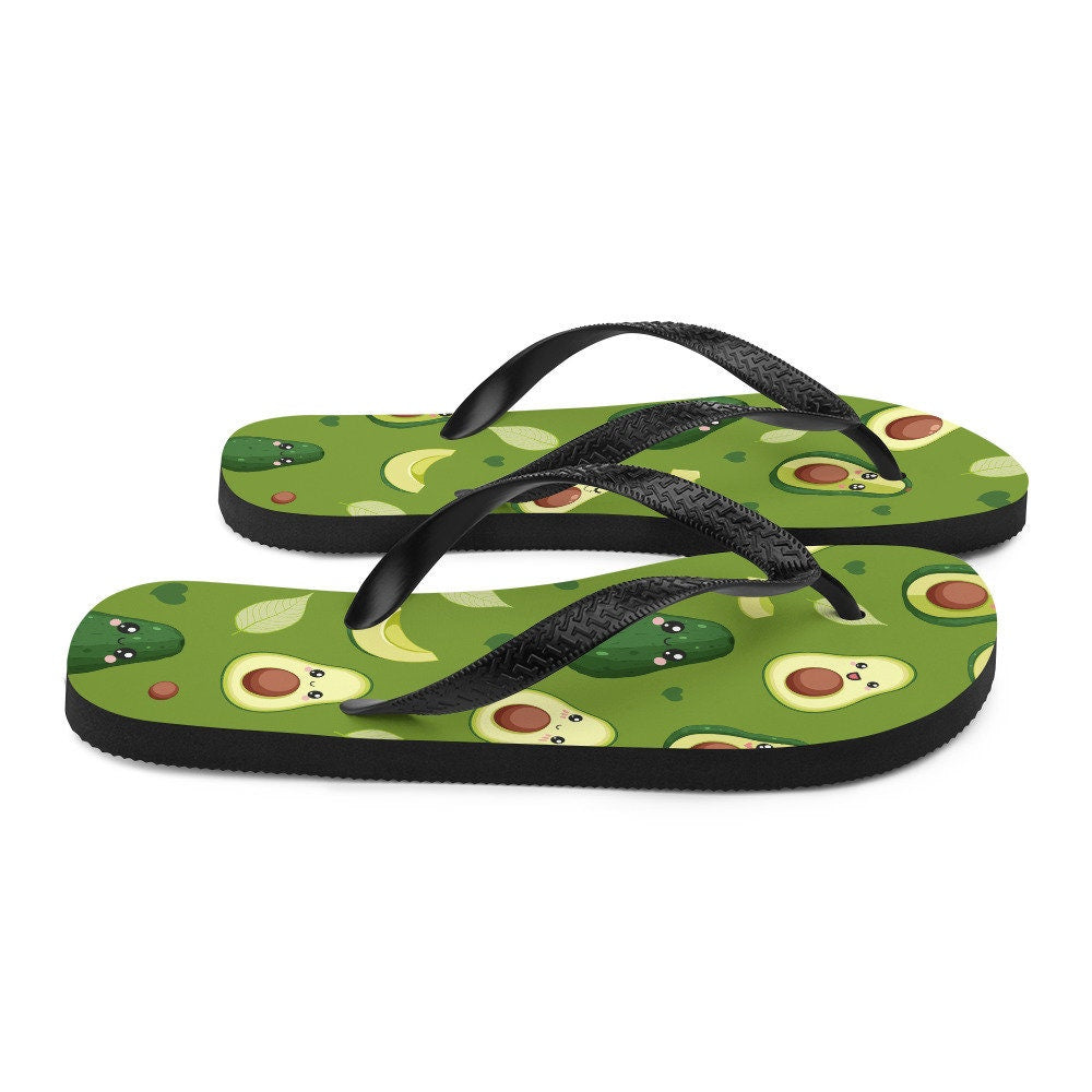 hippieartzone - Ohh I love some Avacados! Flip-Flops