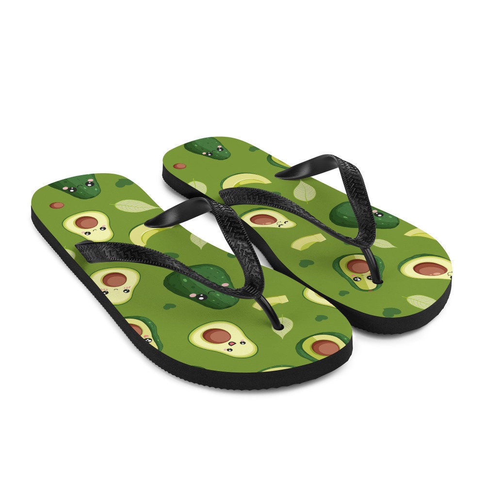 hippieartzone - Ohh I love some Avacados! Flip-Flops