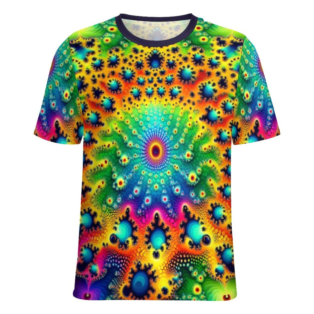 hippieartzone - Men&#39;s Trippy Fractal Shirt for Sale by Swaggy Shirts on Etsy, Mandekgrot Shirt, Psychedelic Art T-Shirt, Festival Clothing, Gifts for Father