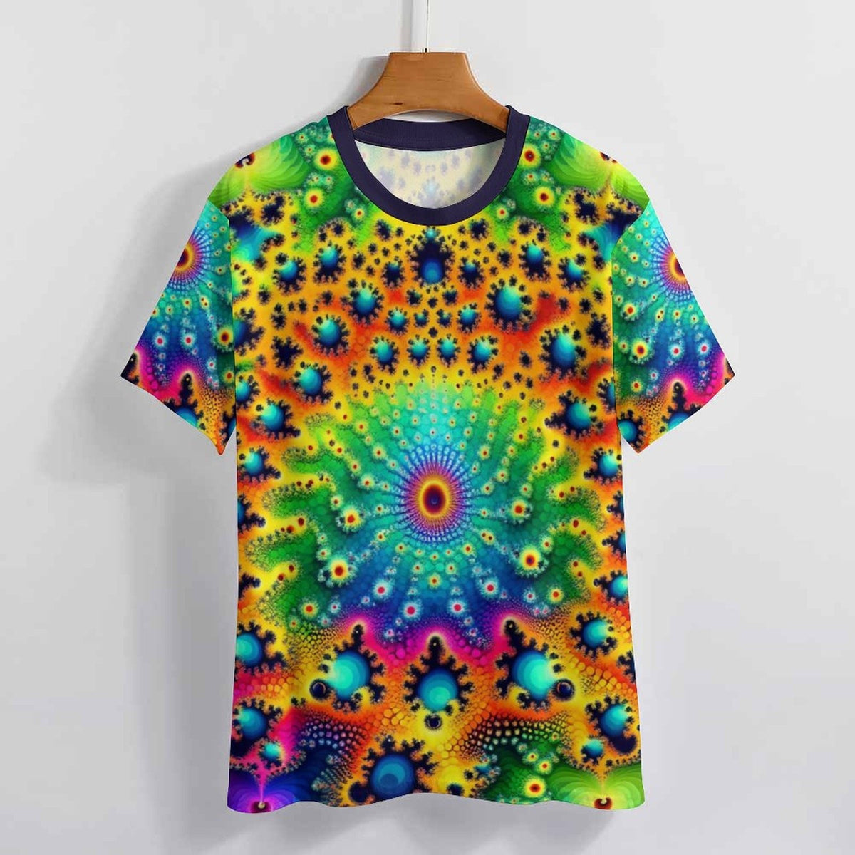 hippieartzone - Men&#39;s Trippy Fractal Shirt for Sale by Swaggy Shirts on Etsy, Mandekgrot Shirt, Psychedelic Art T-Shirt, Festival Clothing, Gifts for Father