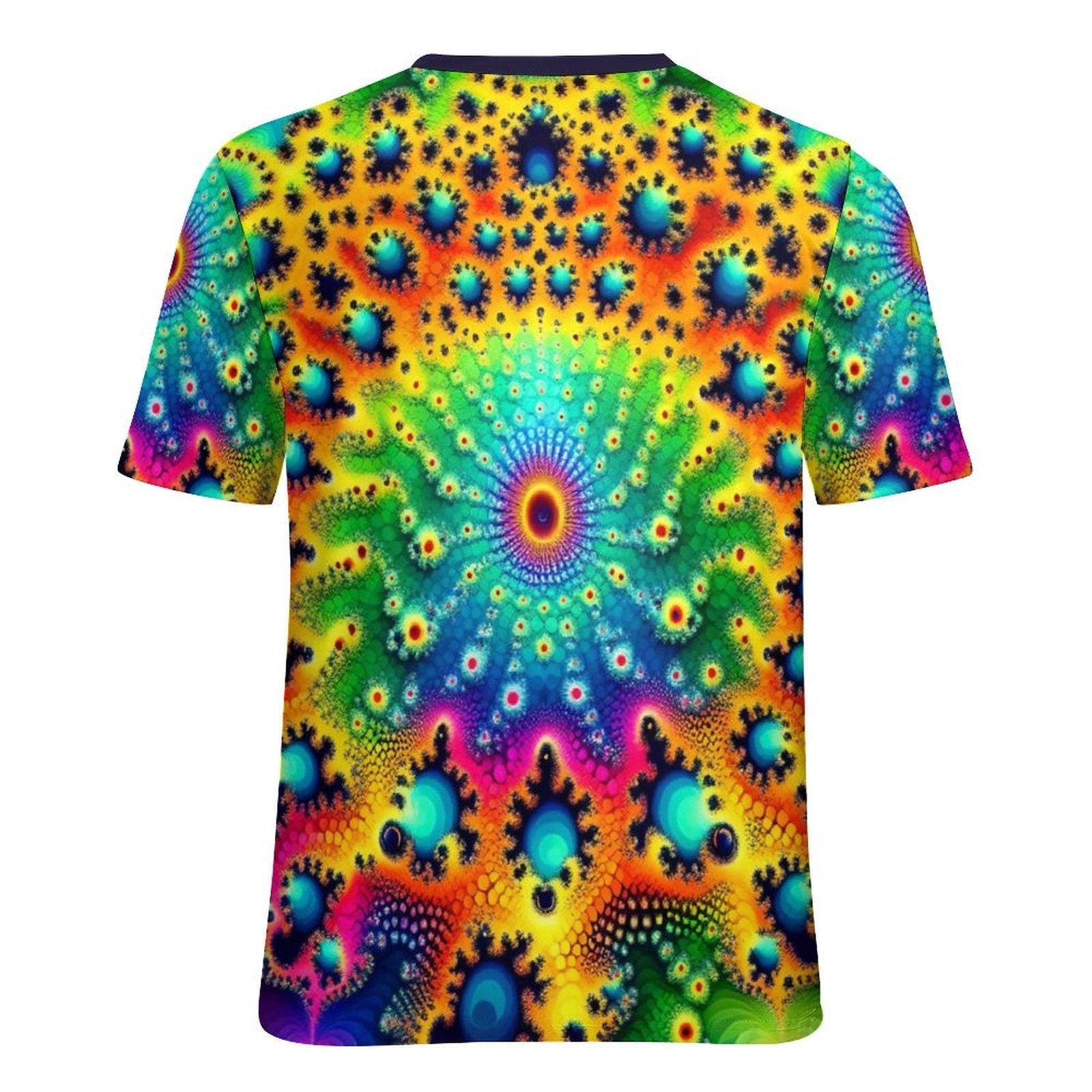 hippieartzone - Men's Trippy Fractal Shirt for Sale by Swaggy Shirts on Etsy, Mandekgrot Shirt, Psychedelic Art T-Shirt, Festival Clothing, Gifts for Father