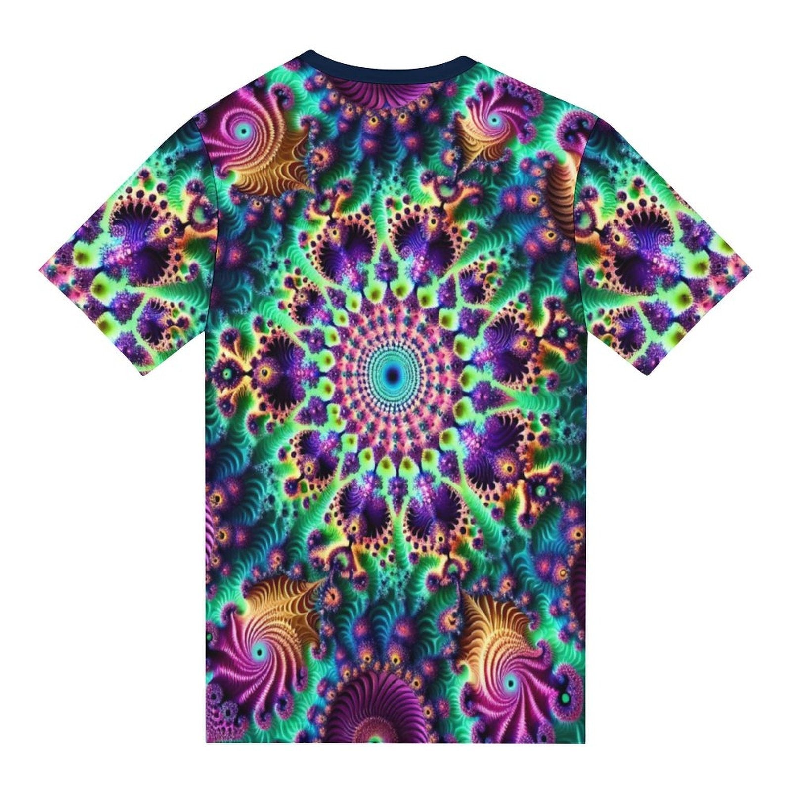 hippieartzone - Fractal T-Shirt, Cool Fractal Shirt for Sale by Swaggy Shirt on Etsy, Funky Trippy Apparel, Psychedelic T-Shirt, Festival Clothing, Dad Gift