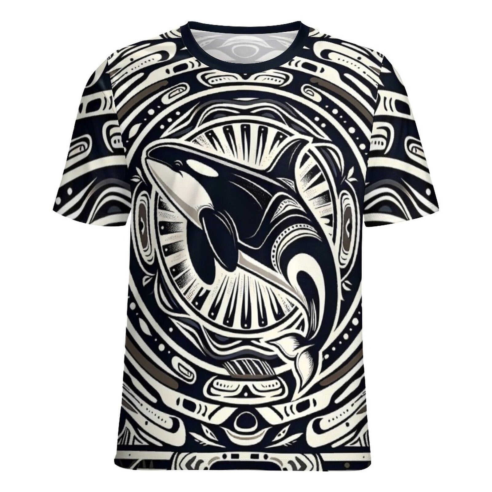 hippieartzone - Power Spirit Animal T-Shirt for Sale by Swaggy Shirts on Etsy, Native Orca Whale Shirt, First Nation Tee, Indigenous T-Shirt, Birthday Gift