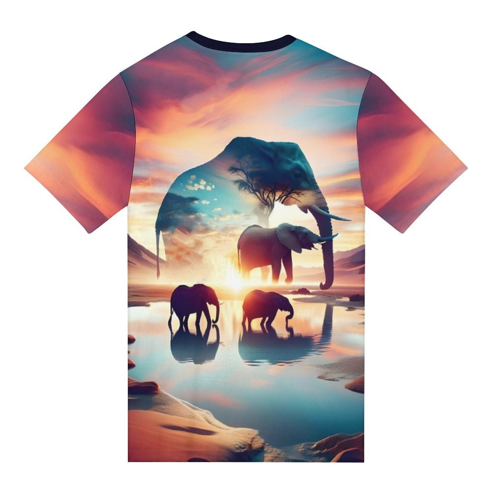hippieartzone - Sacred Elephant Shirt Shirts Elephant Spirit Animal T-Shirt, Elephant Graphic Shirts, Animal Lovers T-Shirt Gift