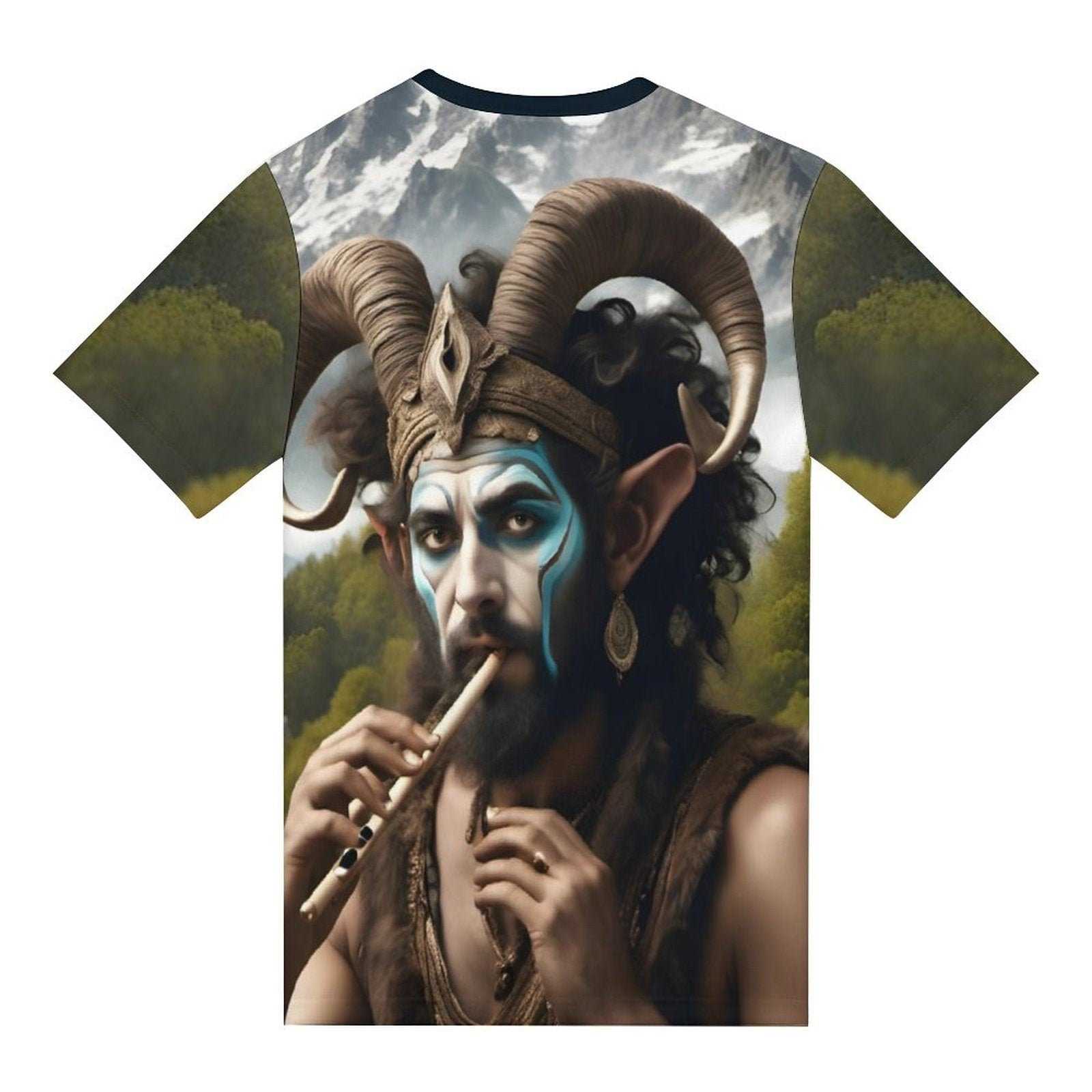 hippieartzone - Pan God T-Shirt For Sale by Swaggy Shirts Spiritual Clothing, Forest God Shirt, Wiccan God Tee, The God Pan Shirt, Gift For Brother