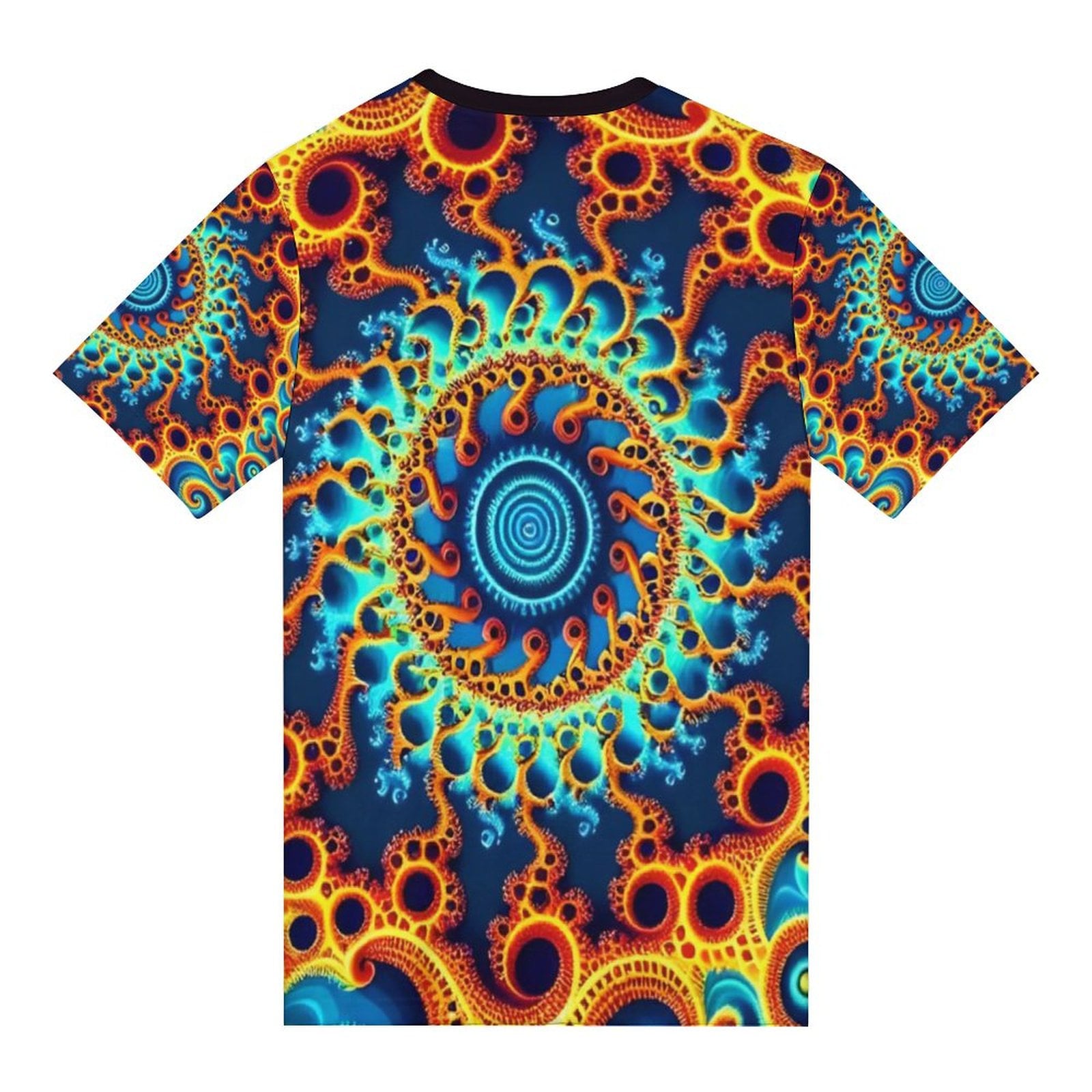 hippieartzone - Funny Fractal Shirt for Sale by Swaggy Shirts on Etsy, Psychedelic T-Shirt, Mandala Set Shirts, Men's Festival Shirt, Fractal Party T-Shirt