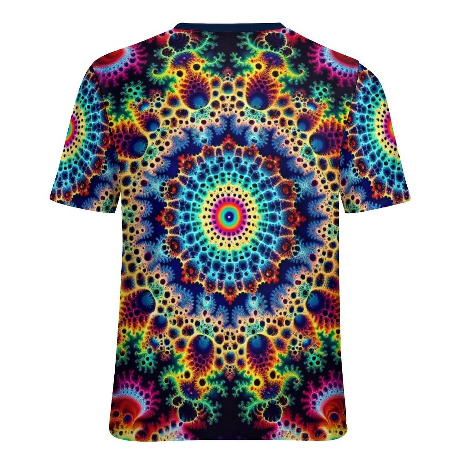 hippieartzone - Mandekgrot Art Shirt, Fractal T-Shirt for Sale by Swaggy Shirt on Etsy, Festival Clothing, Fun Trippy Shirt, Fractal Party Tee, Brother Gift