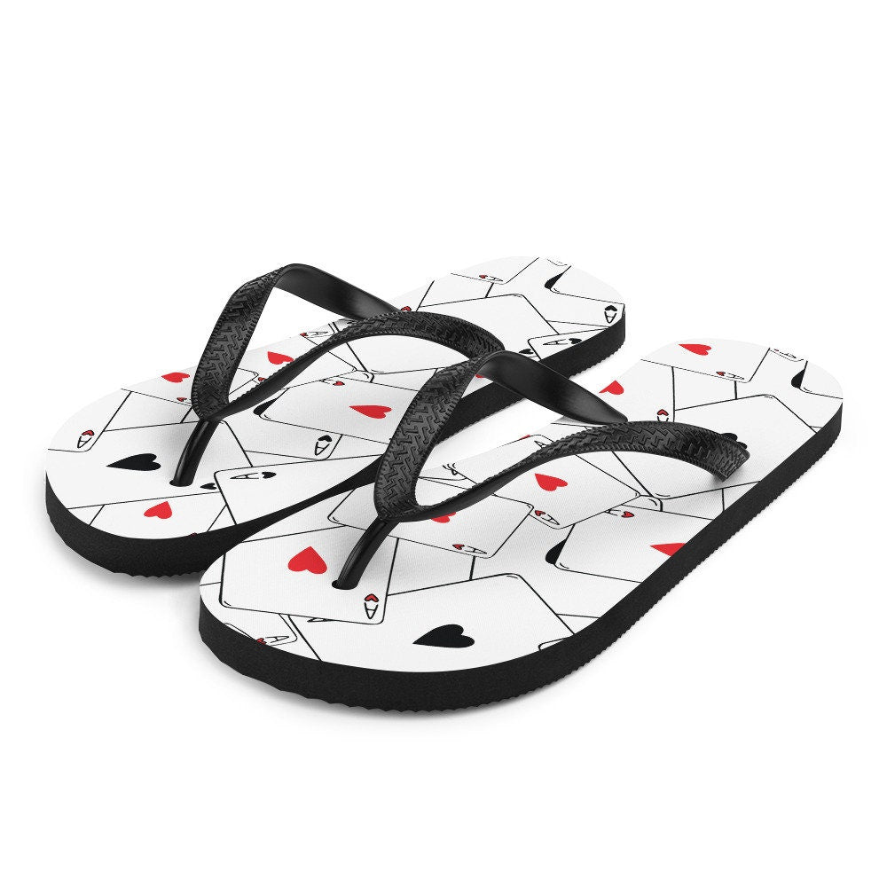 hippieartzone - ACES anyone Flip-Flops