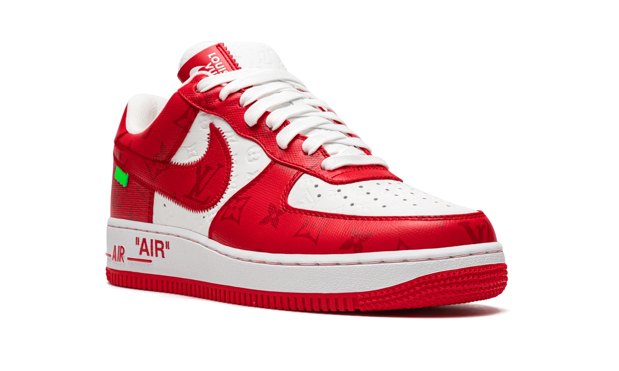 Louis Vuitton Air Force 1 Low "Virgil Abloh - White/Red" 1A9VA9