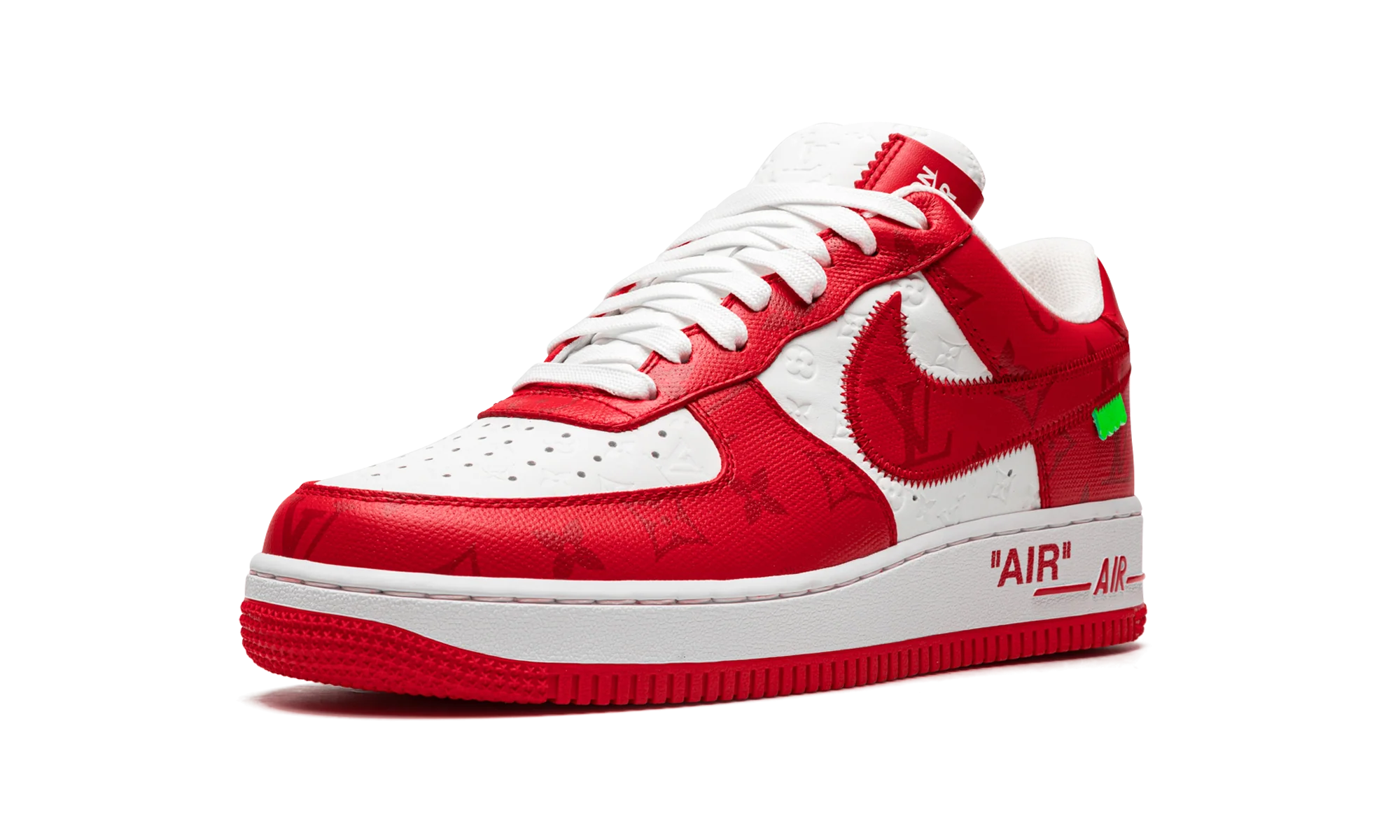 Louis Vuitton Air Force 1 Low "Virgil Abloh - White/Red" 1A9VA9