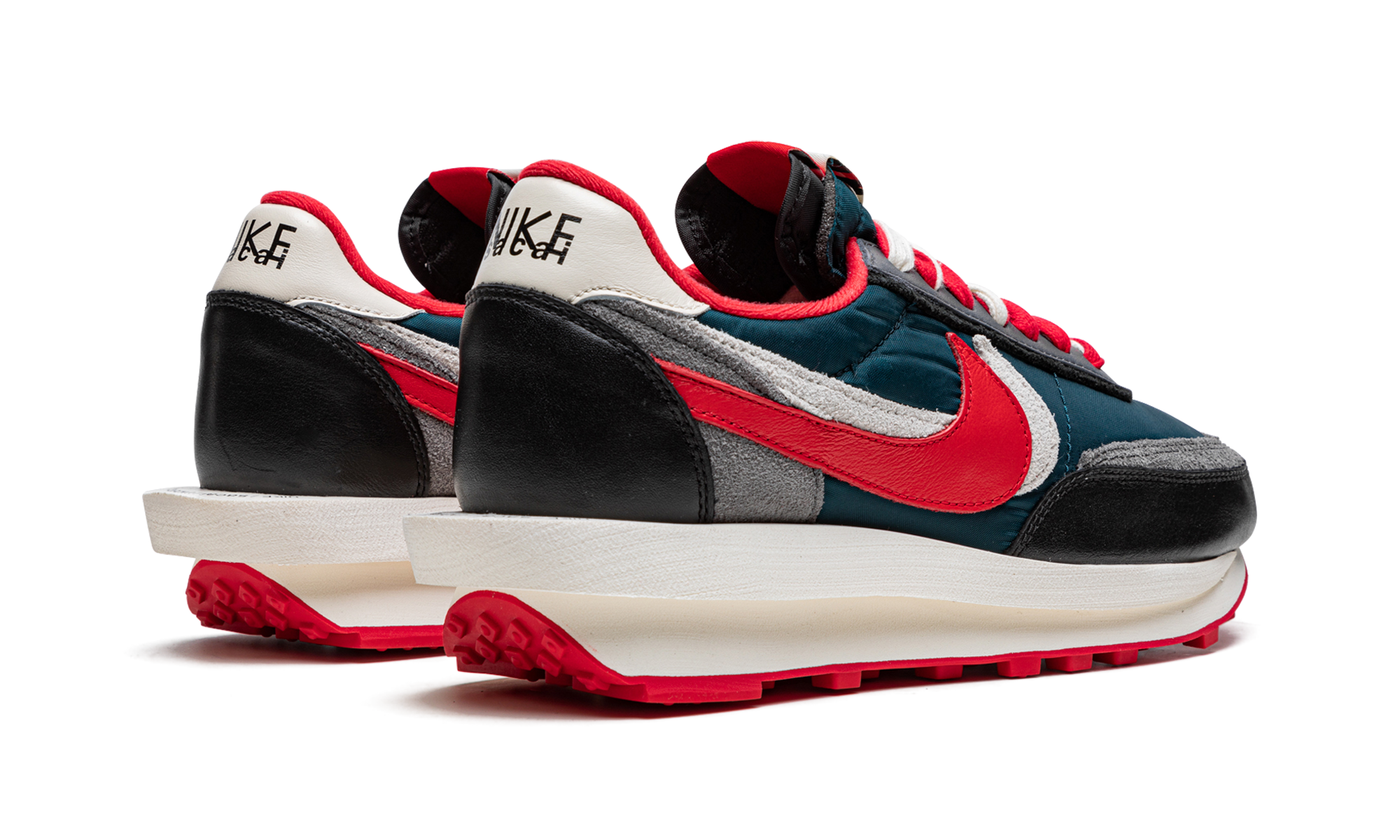 Ldwaffle "undercover X Sacai - Midnight Spruce University Red" - 3