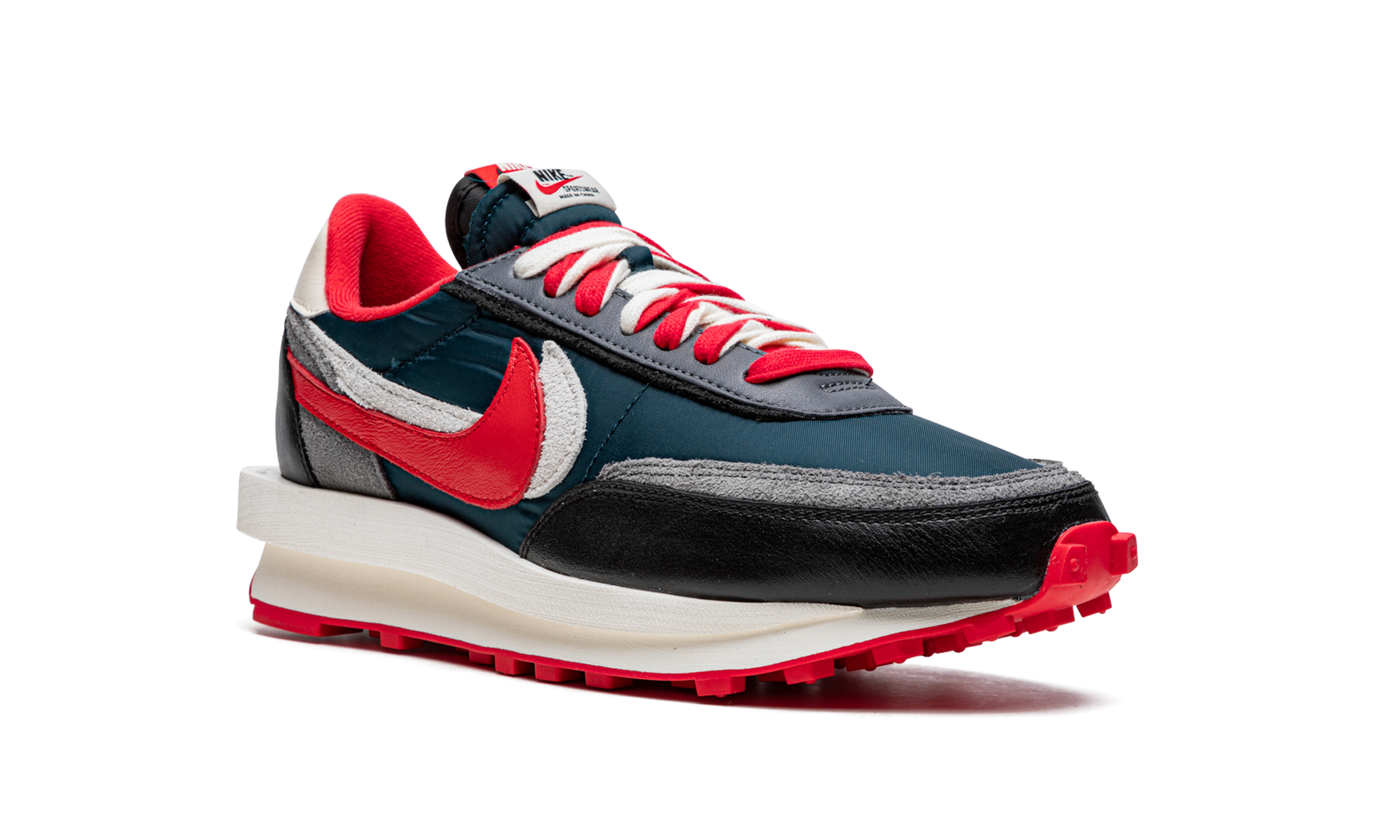 Ldwaffle "undercover X Sacai - Midnight Spruce University Red" - 7