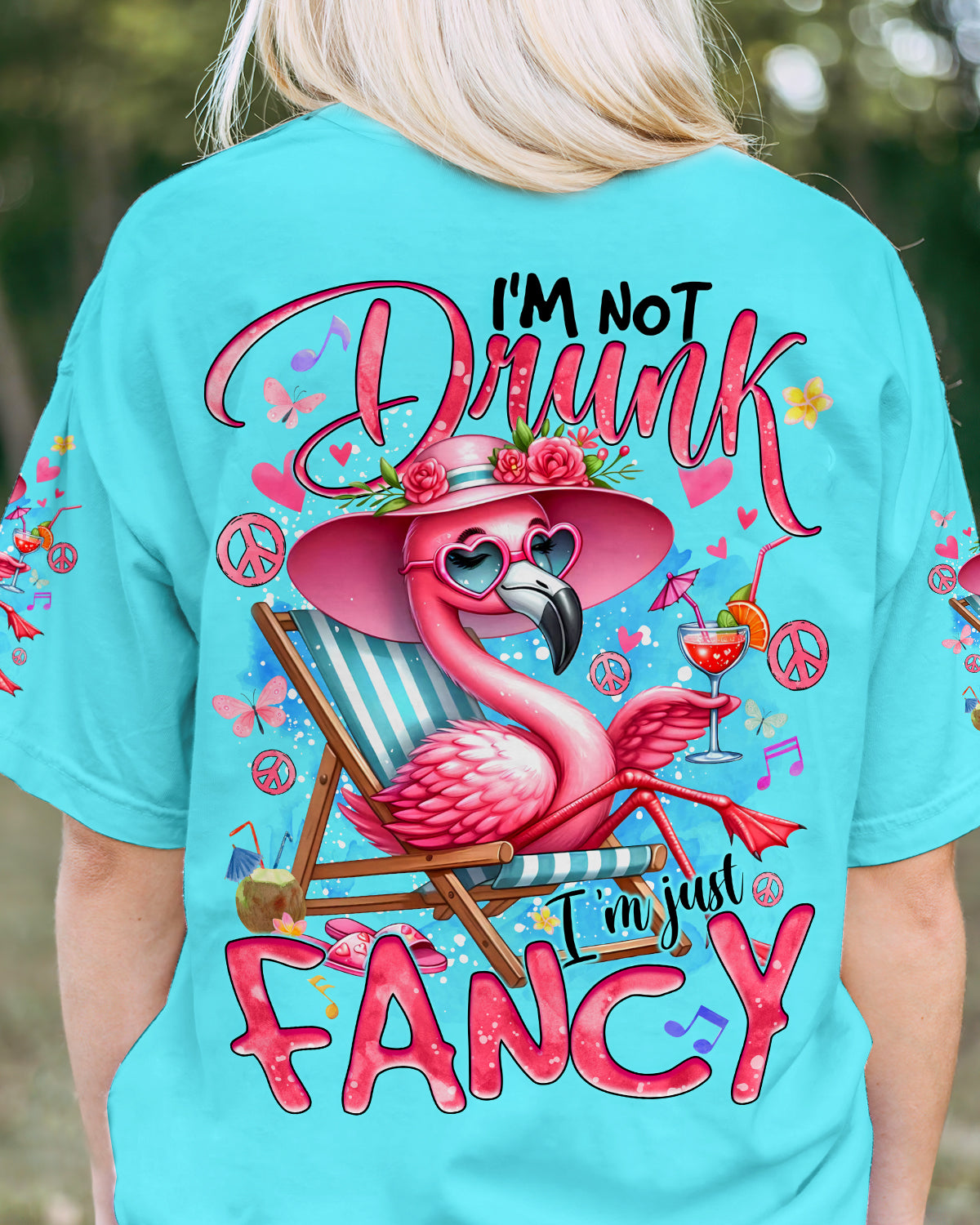 Hippie Art Zone - I'M Just Fancy Flamingo For Hippie