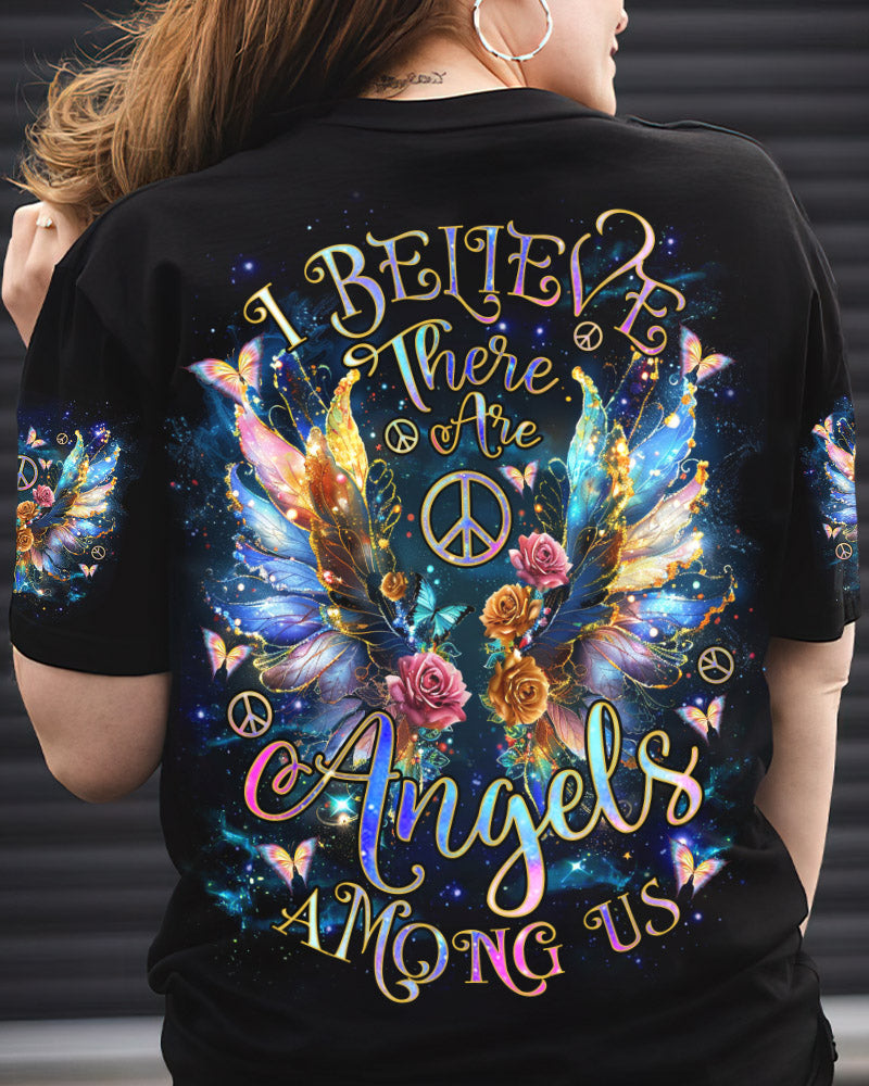 Hippie Art Zone - I Believe There Are Angels Among Us Wings For Hippie