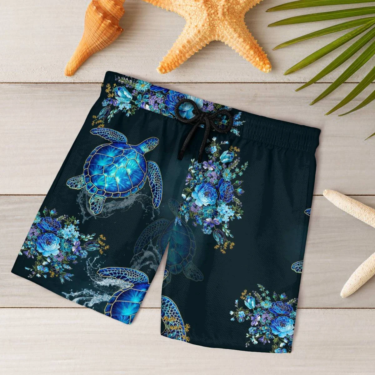 hippieartzone - SAME BLUE TURTLE BEACH FLOWER TROPICAL HAWAII SHIRT.