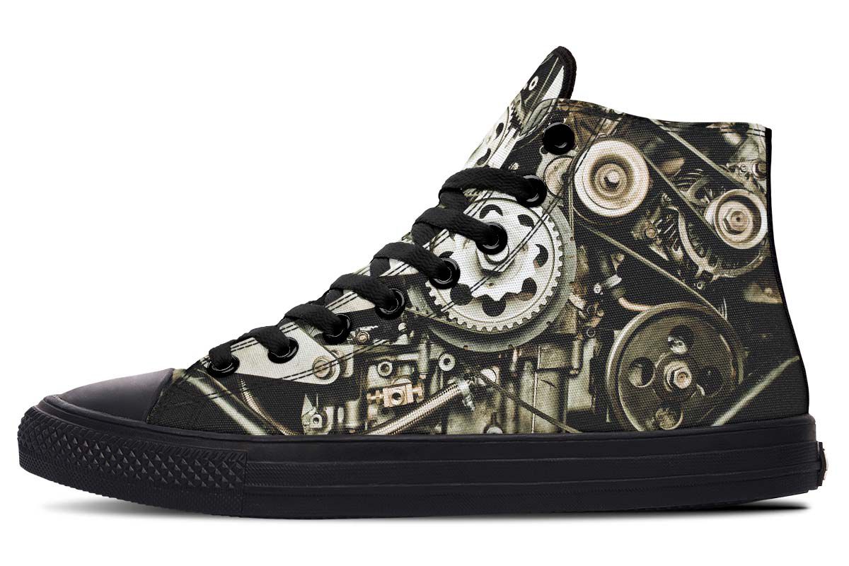 hippieartzone Shoes - GEAR UP MECHANIC