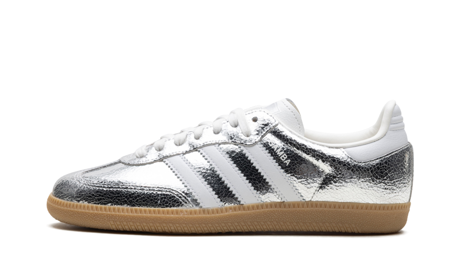 Samba Og Wmns "silver Metallic Cracked Leather" - 1