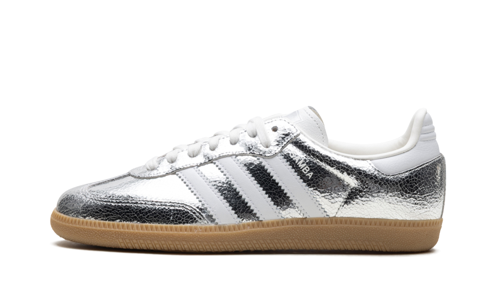 Samba Og Wmns "silver Metallic Cracked Leather" - 1