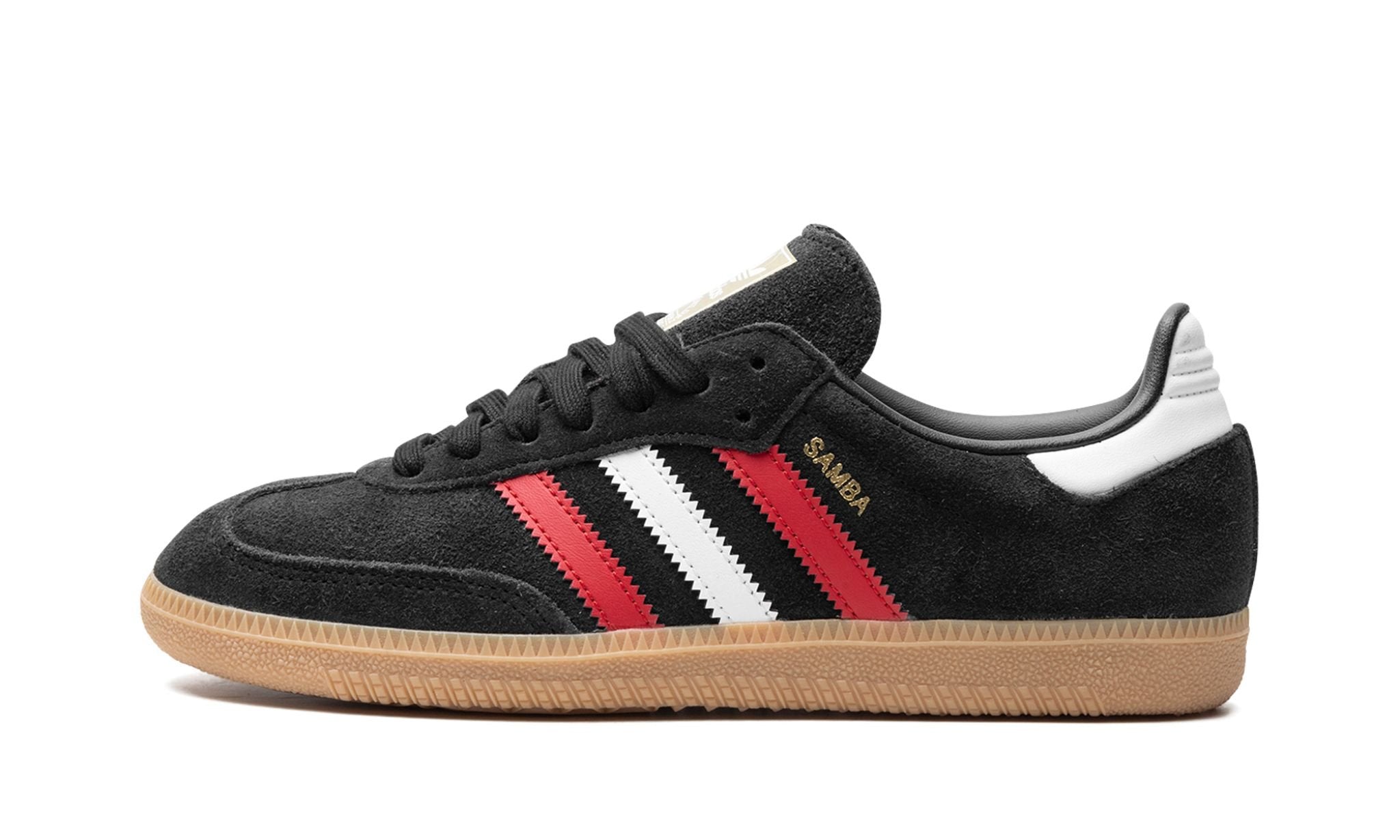 Samba OG "Core Black/ Better Scarlet/ GUM 3" Sneaker IG1824
