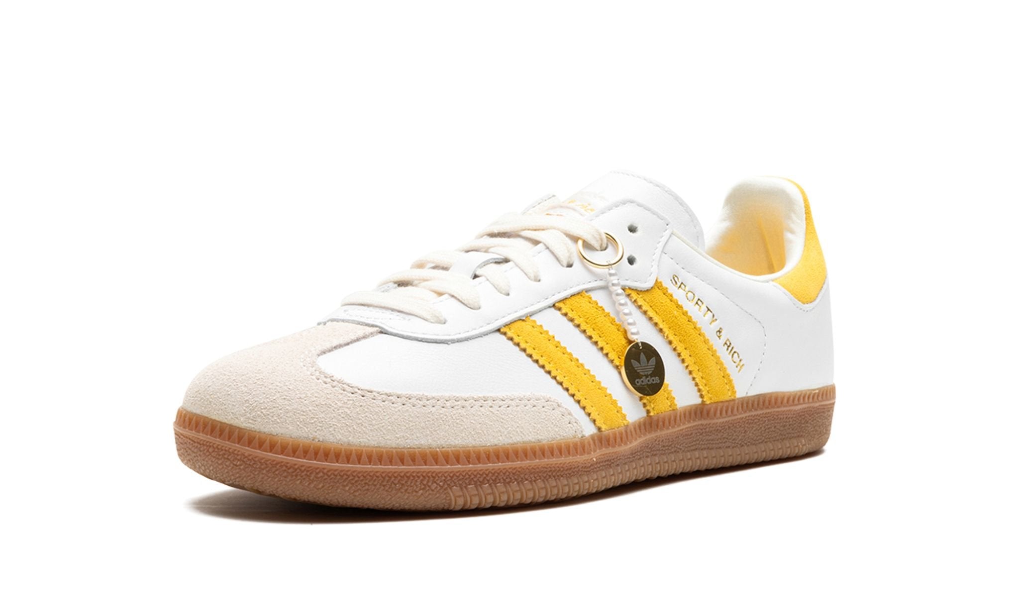 Samba OG "SPORTY & RICH - White Bold Gold" Sneaker IF5661