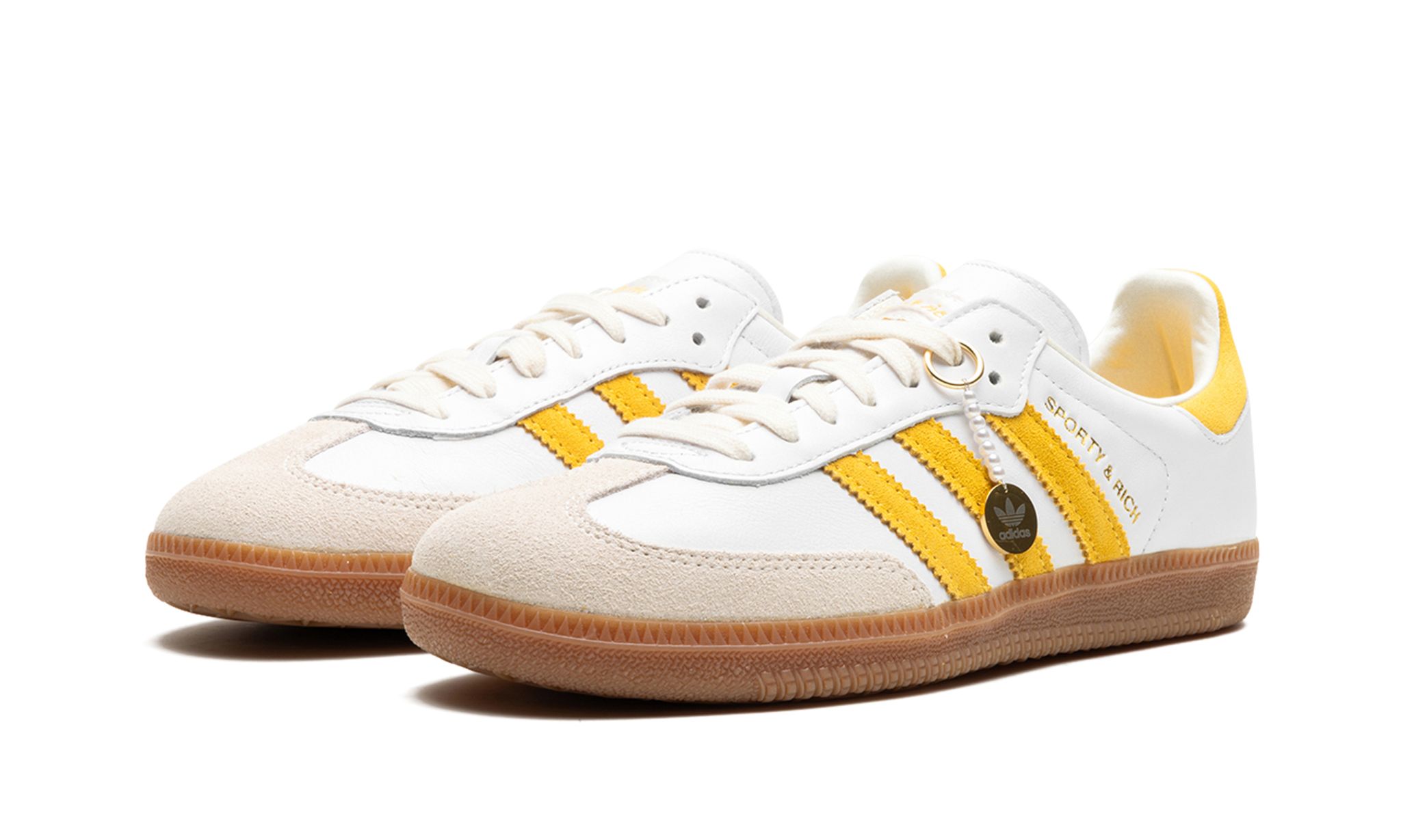 Samba OG "SPORTY & RICH - White Bold Gold" Sneaker IF5661