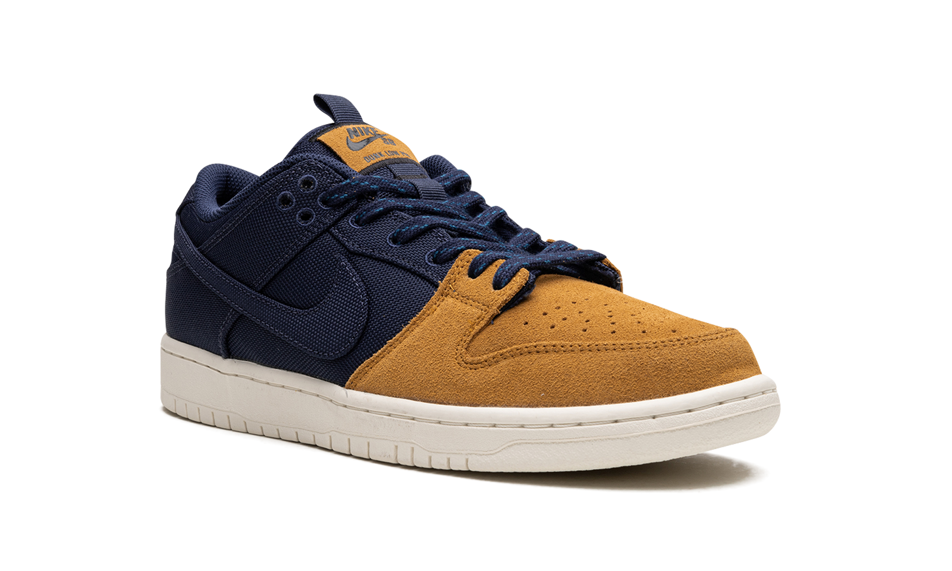 Sb Dunk Low "midnight Navy/desert Ochre" - 7