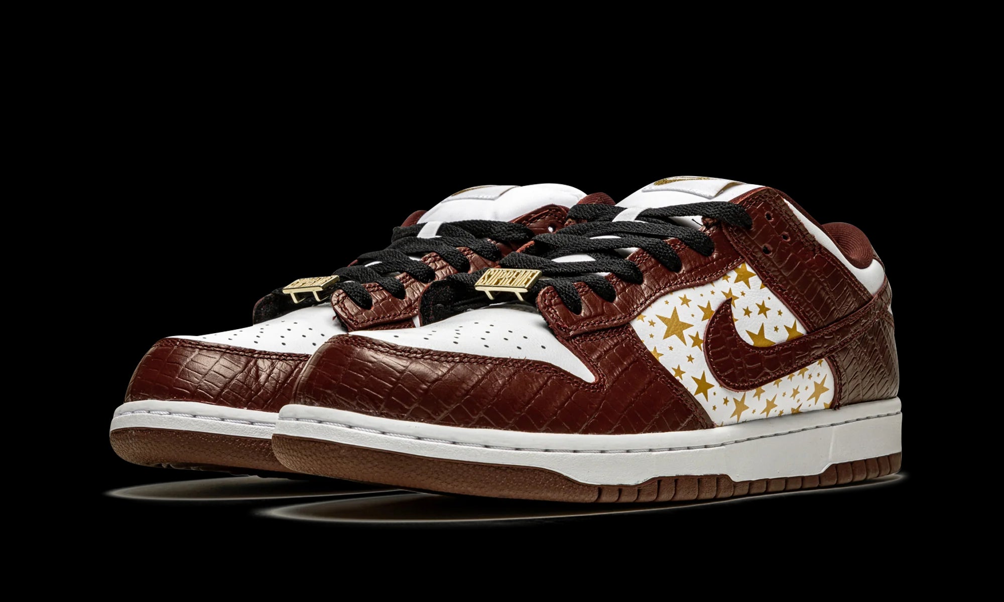 SB Dunk Low "Supreme - Stars - Barkroot Brown" DH3228 103
