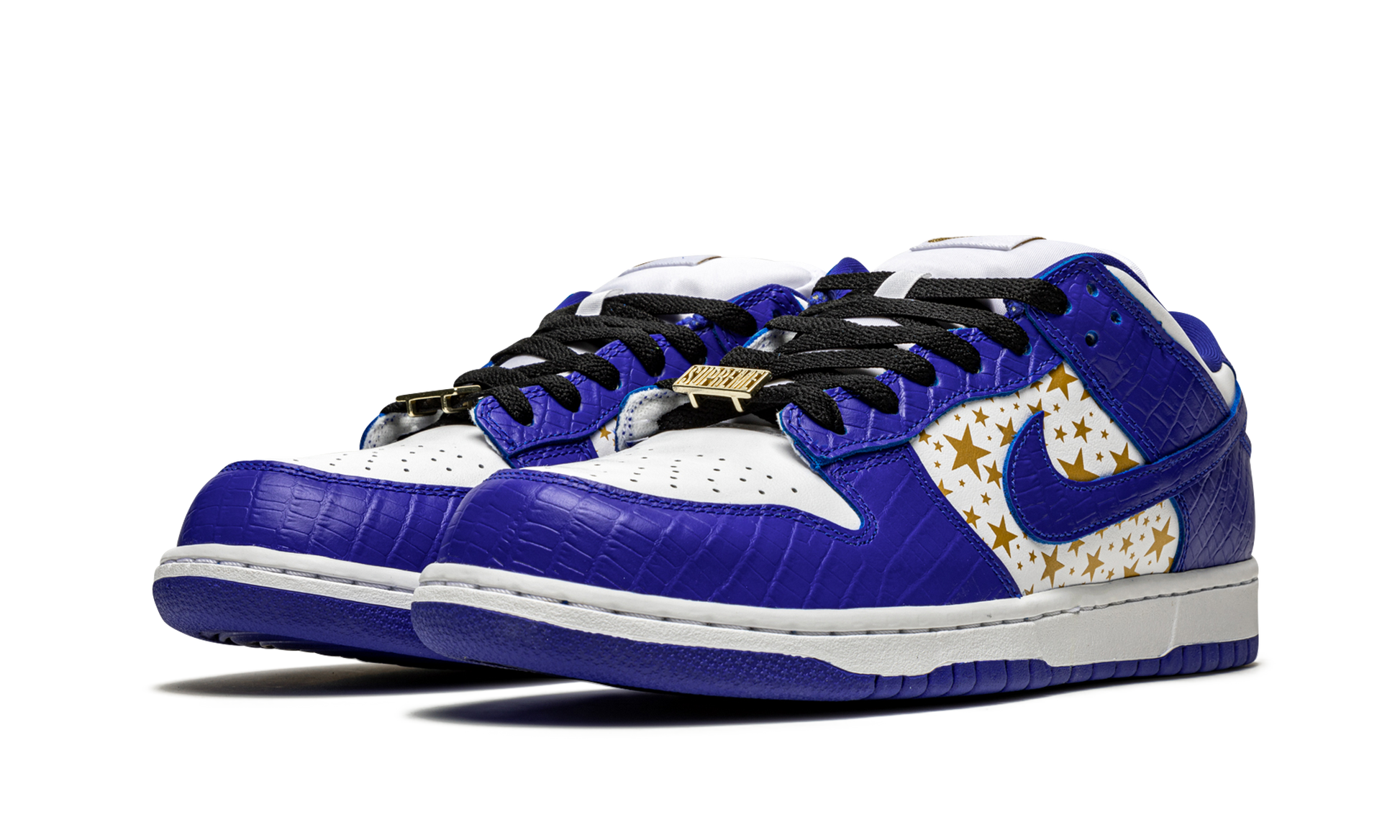 Sb Dunk Low "supreme - Stars - Hyper Blue" - 2
