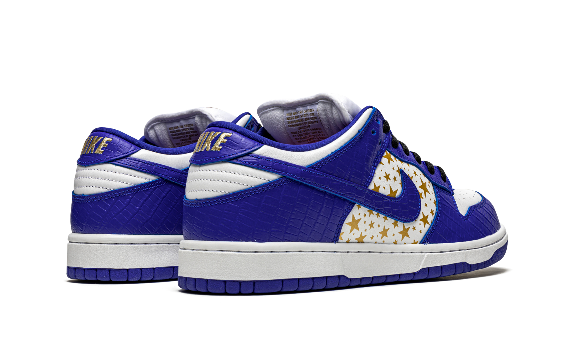 Sb Dunk Low "supreme - Stars - Hyper Blue" - 3