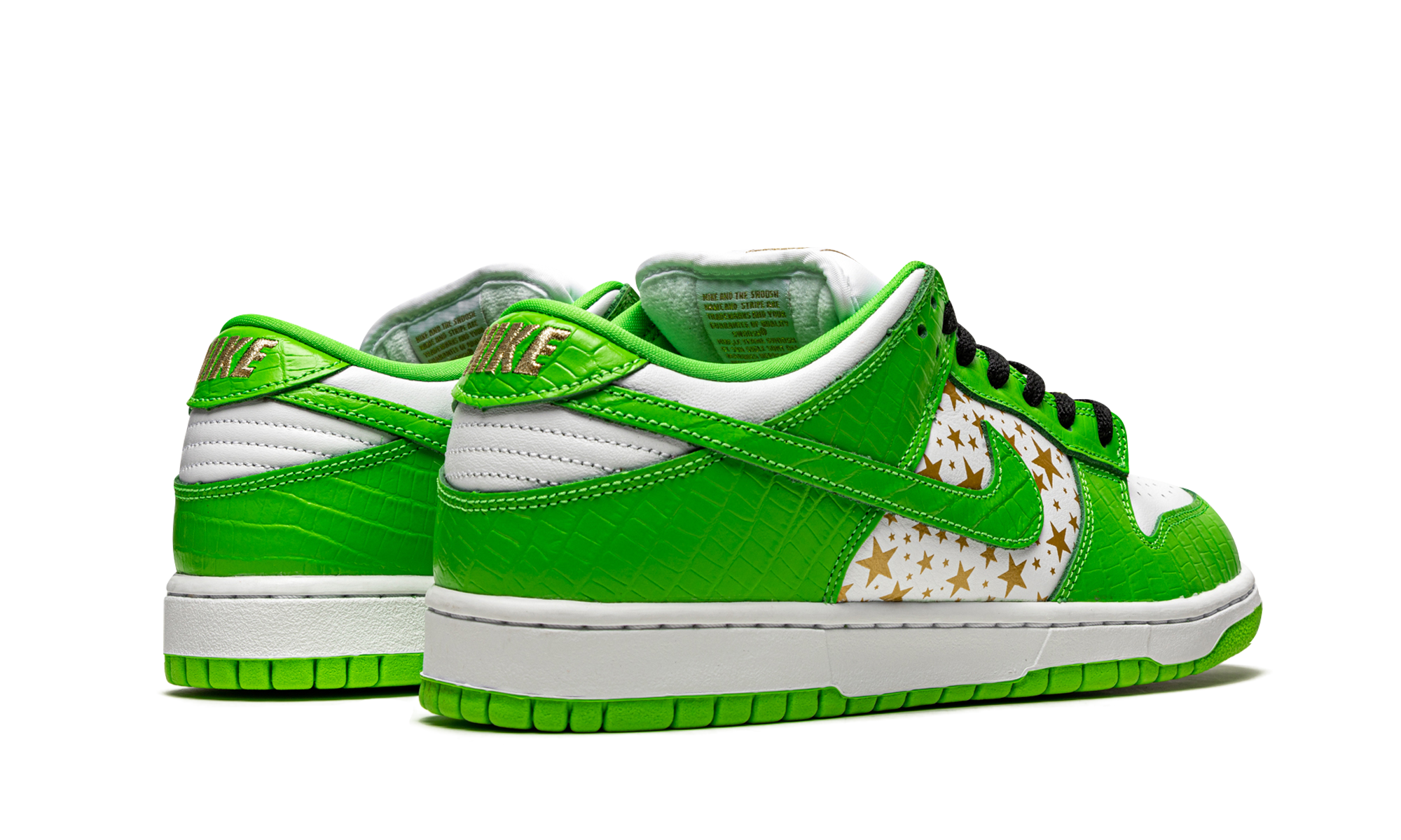 Sb Dunk Low "supreme - Stars - Mean Green" - 3