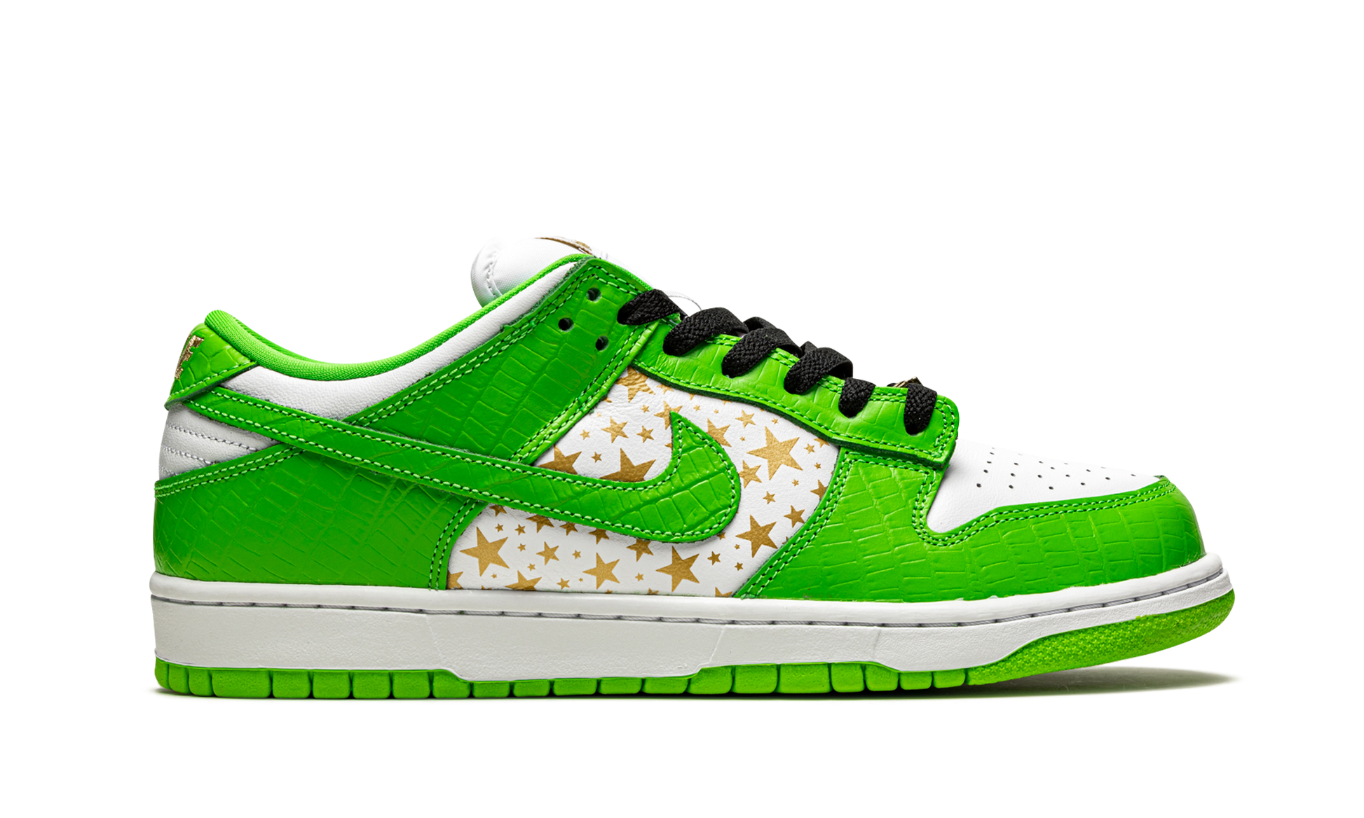Sb Dunk Low "supreme - Stars - Mean Green" - 6