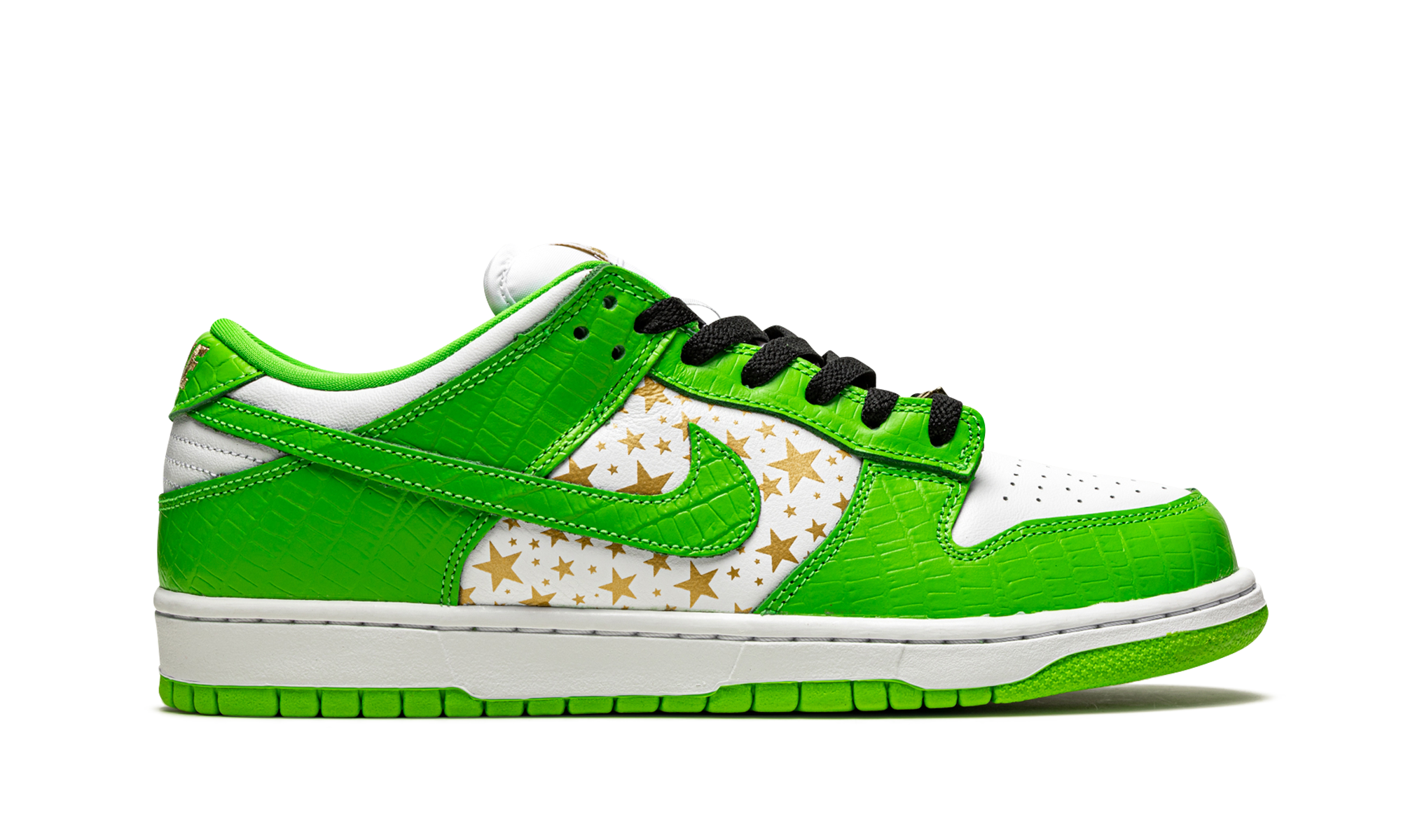 Sb Dunk Low "supreme - Stars - Mean Green" - 6