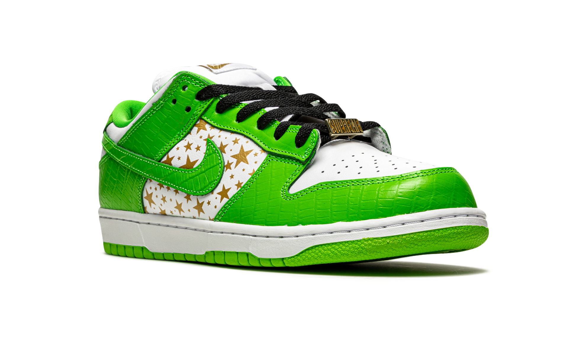 Sb Dunk Low "supreme - Stars - Mean Green" - 7